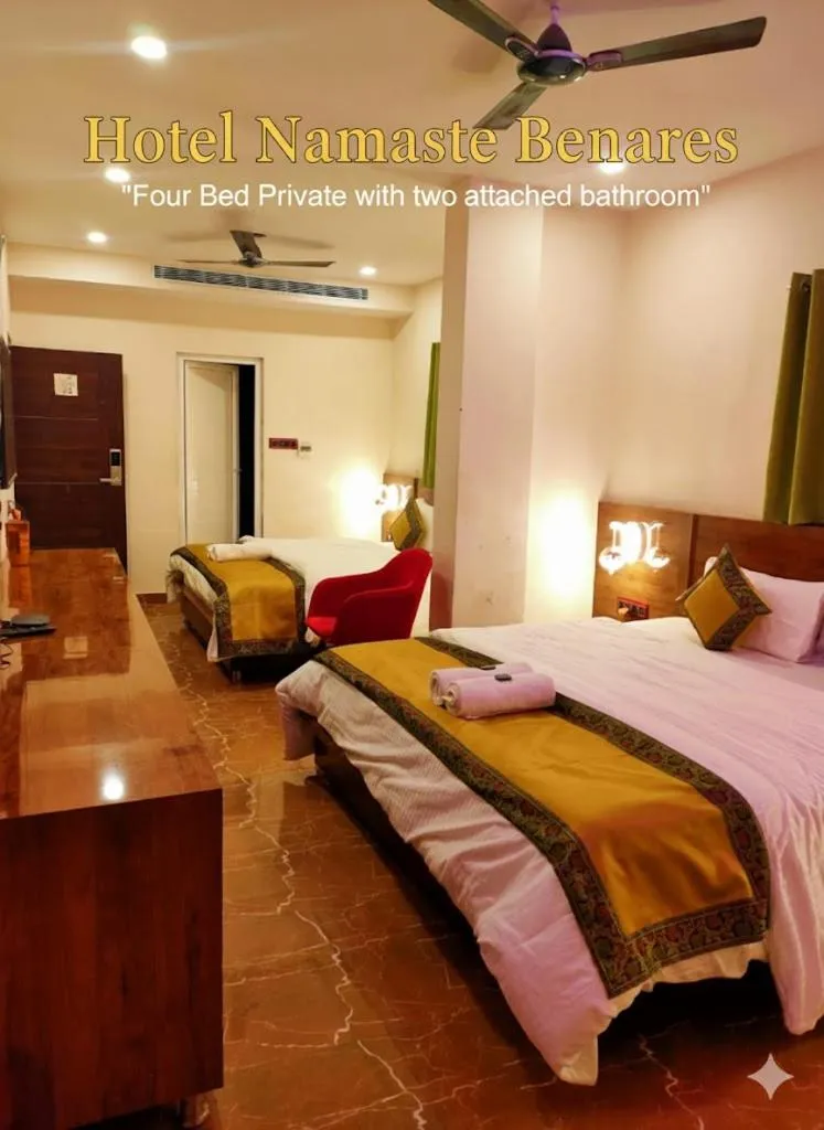 Bed in Namaste Benares Varanasi