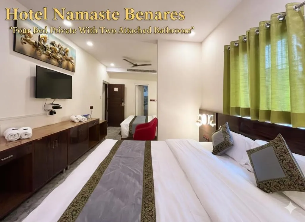 Bed in Namaste Benares Varanasi