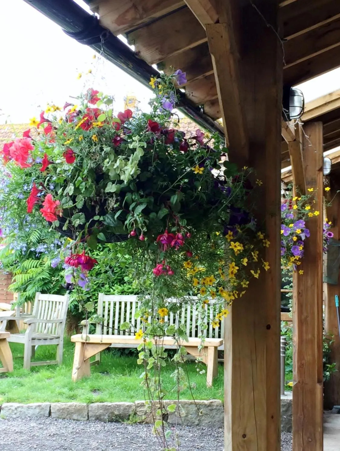 Garden in Cross Keys Inn