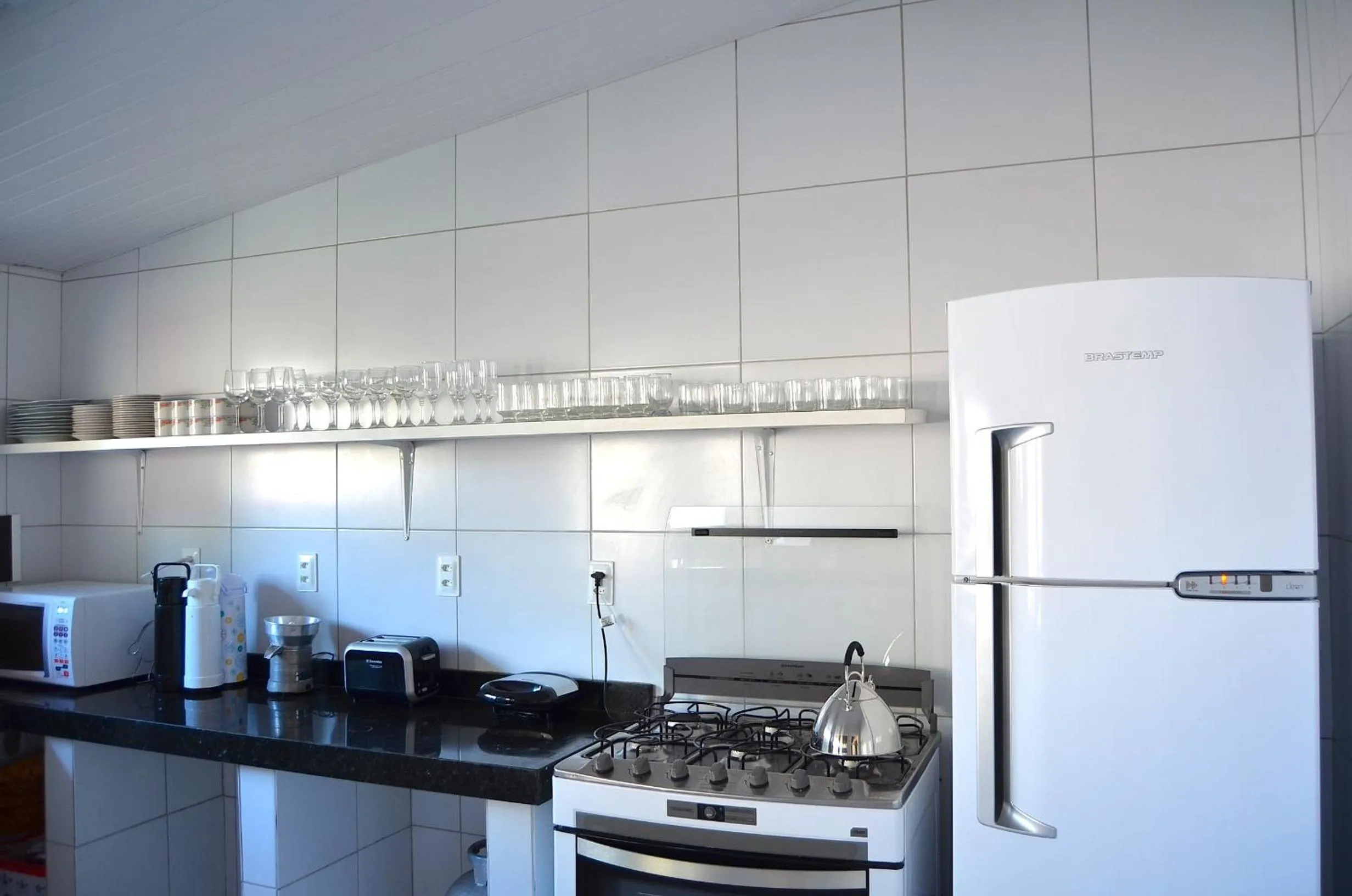 Kitchen or kitchenette in Hostel Borogodó