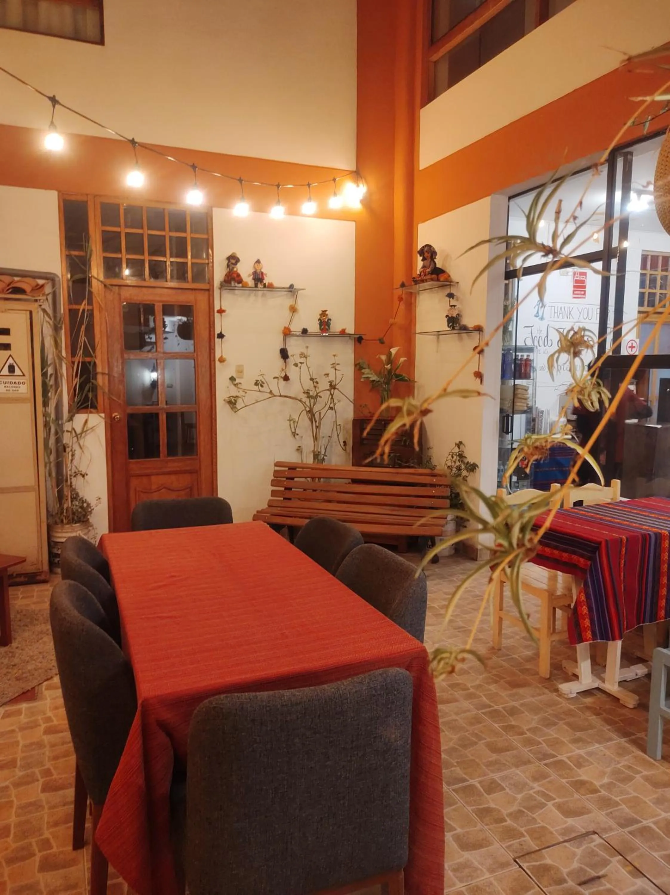 Inner courtyard view in Eco Bunnu Inn