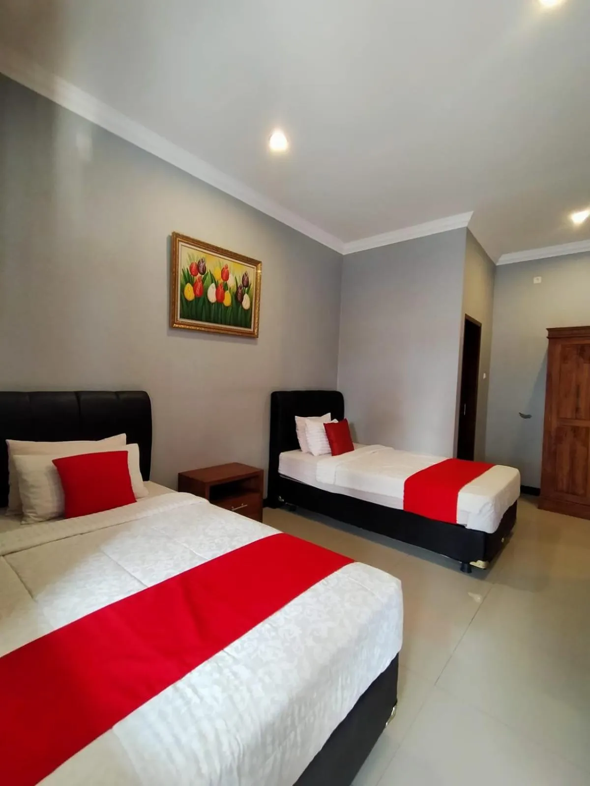 Bed in Hotel Asri Baru