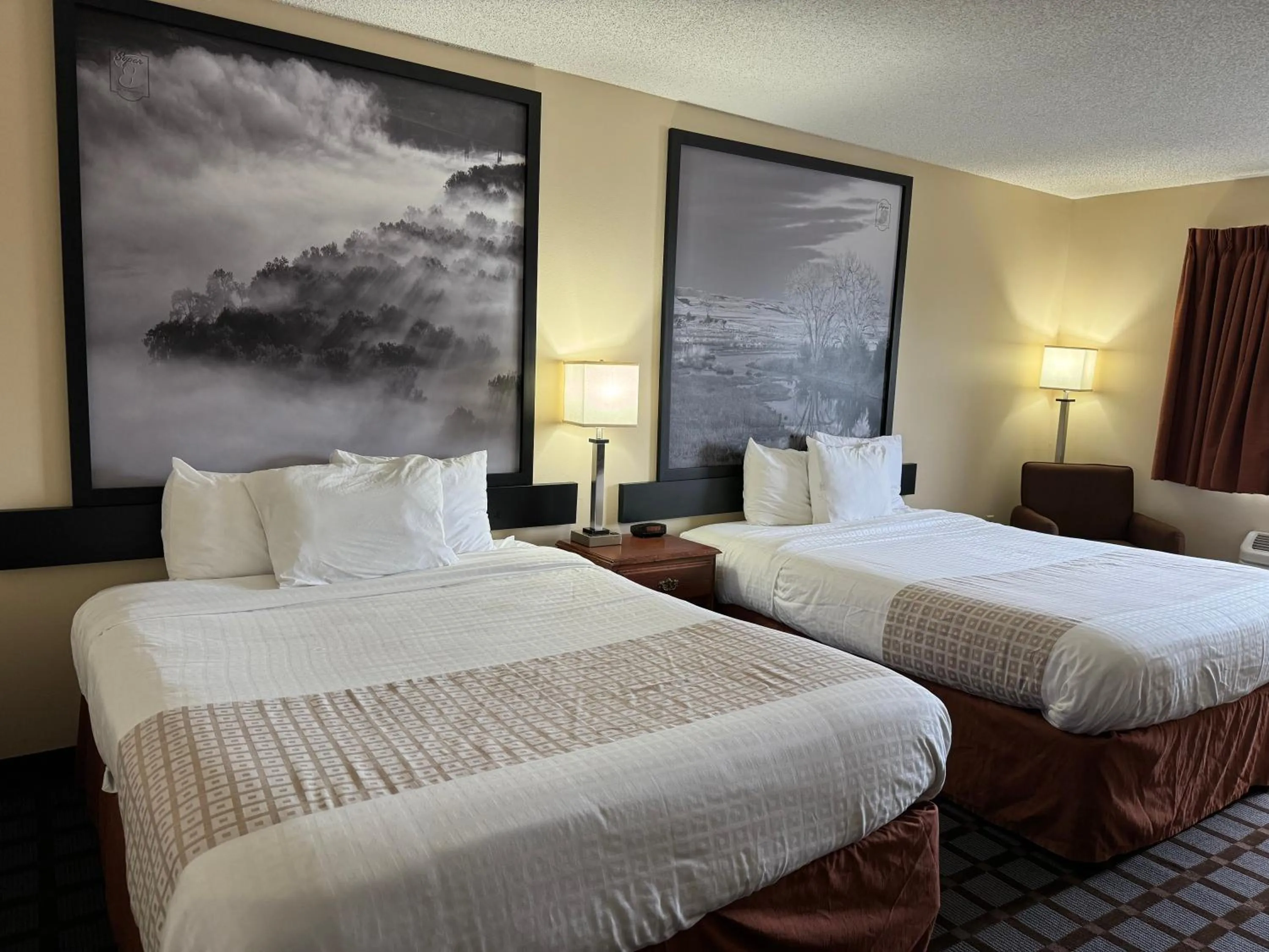 Bed in Super 8 by Wyndham Mason City