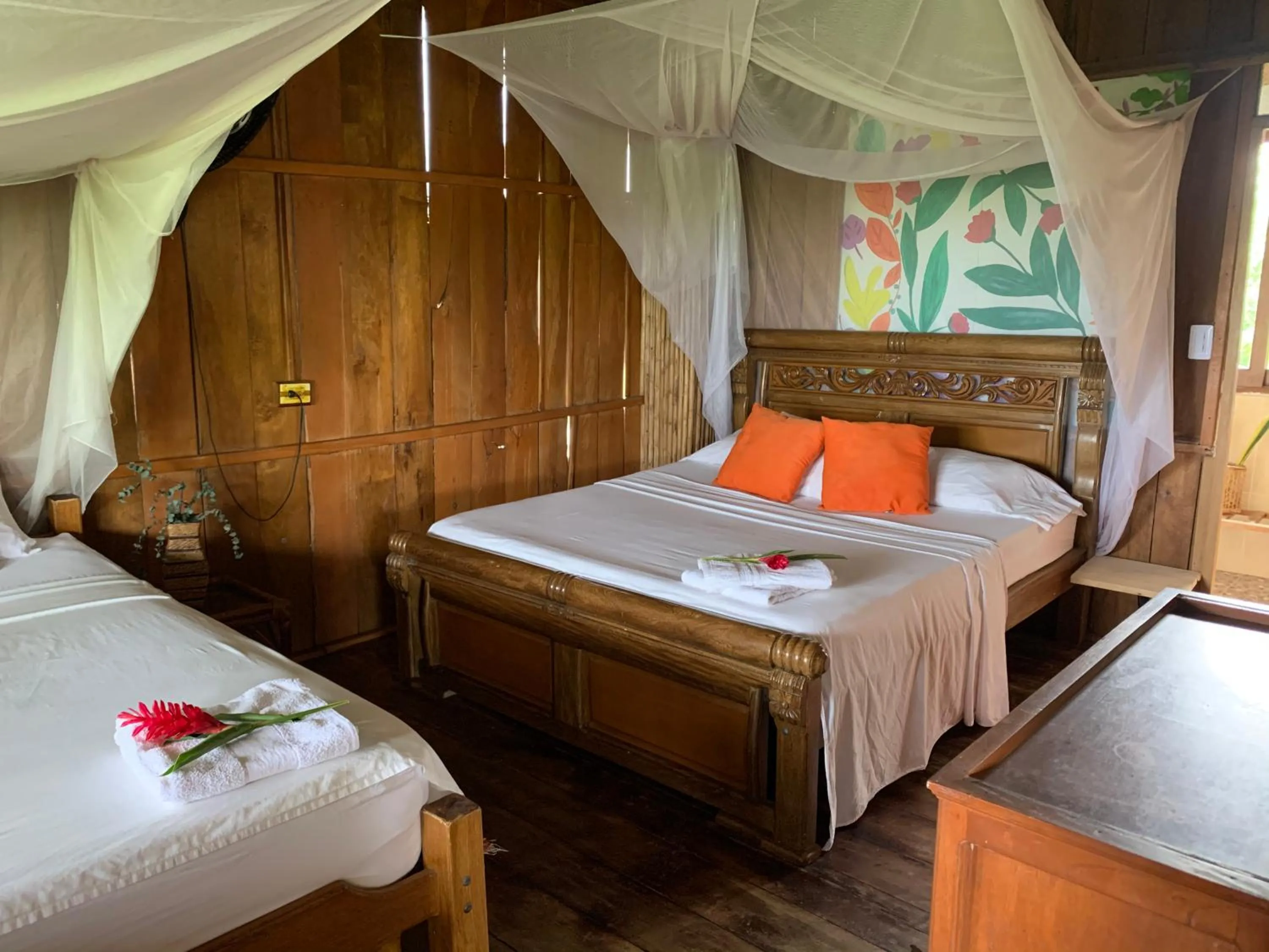 Bed in Posada Villa Margarita