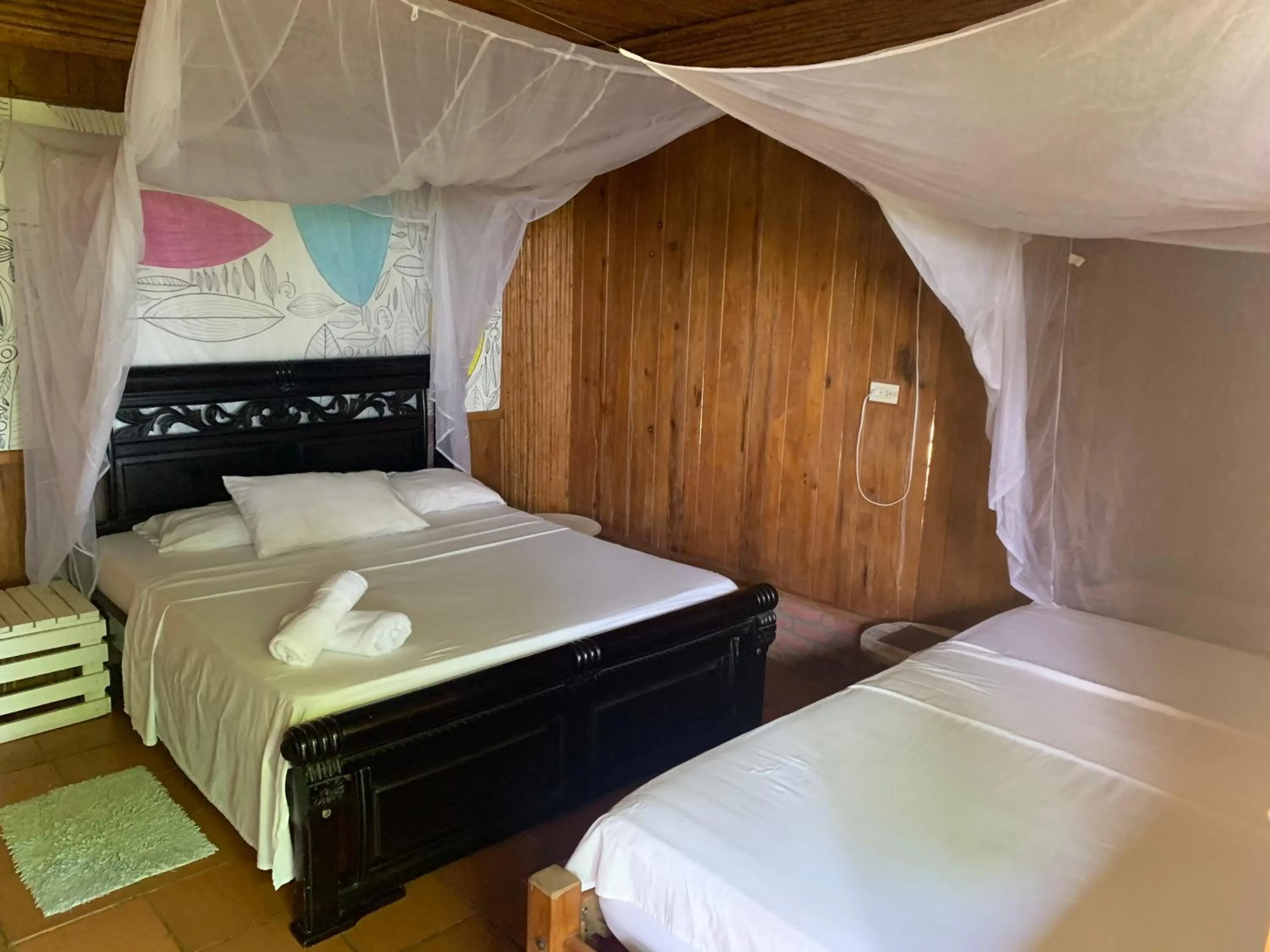 Bed in Posada Villa Margarita