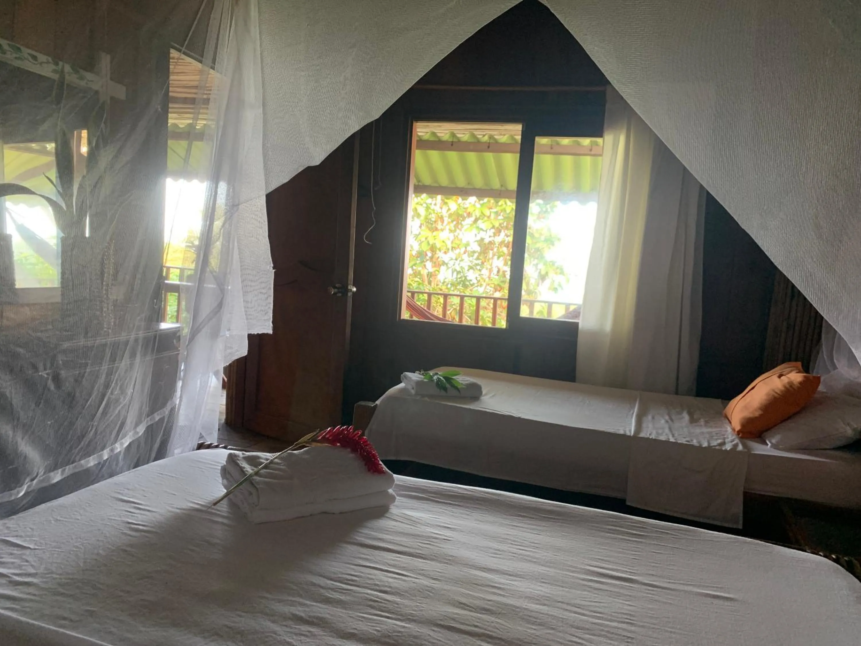 Bed in Posada Villa Margarita