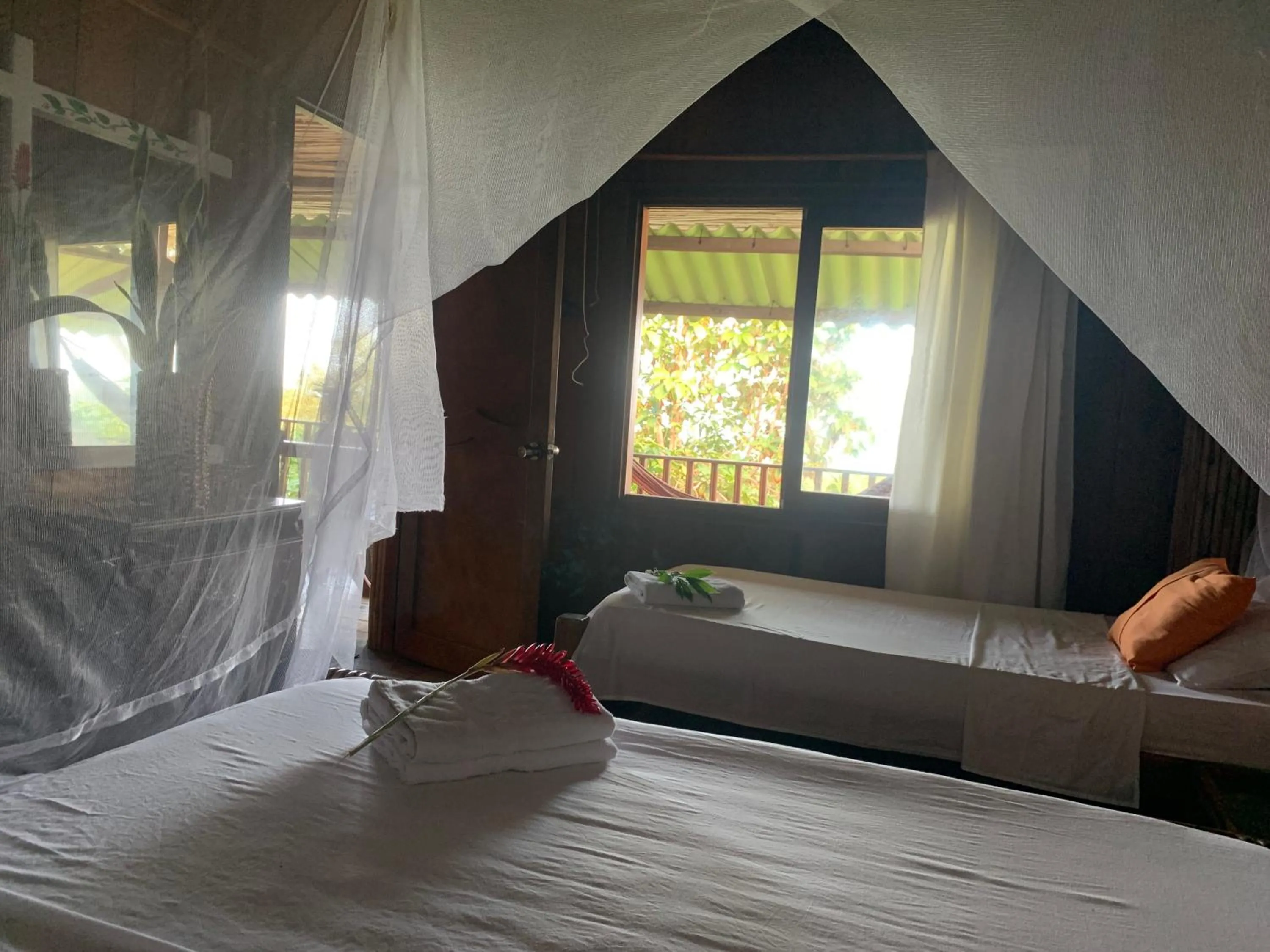 Bed in Posada Villa Margarita