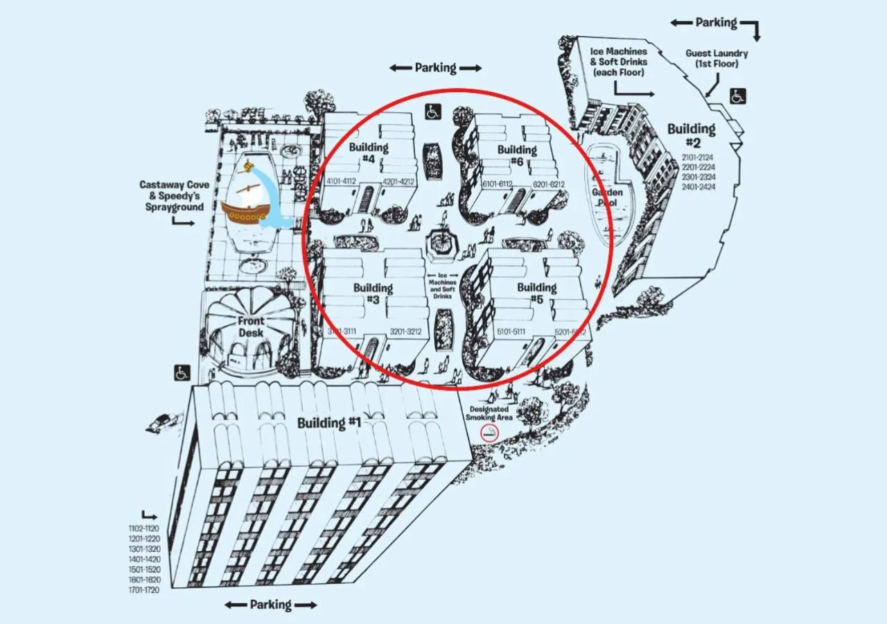 Property building in Howard Johnson by Wyndham Anaheim Hotel and Water Playground