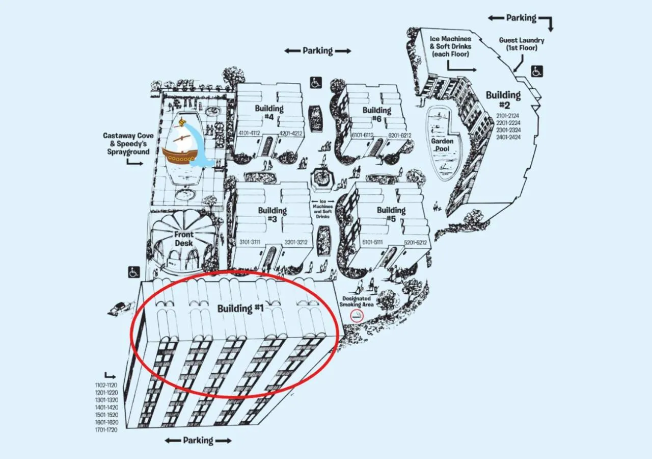 Property building in Howard Johnson by Wyndham Anaheim Hotel and Water Playground