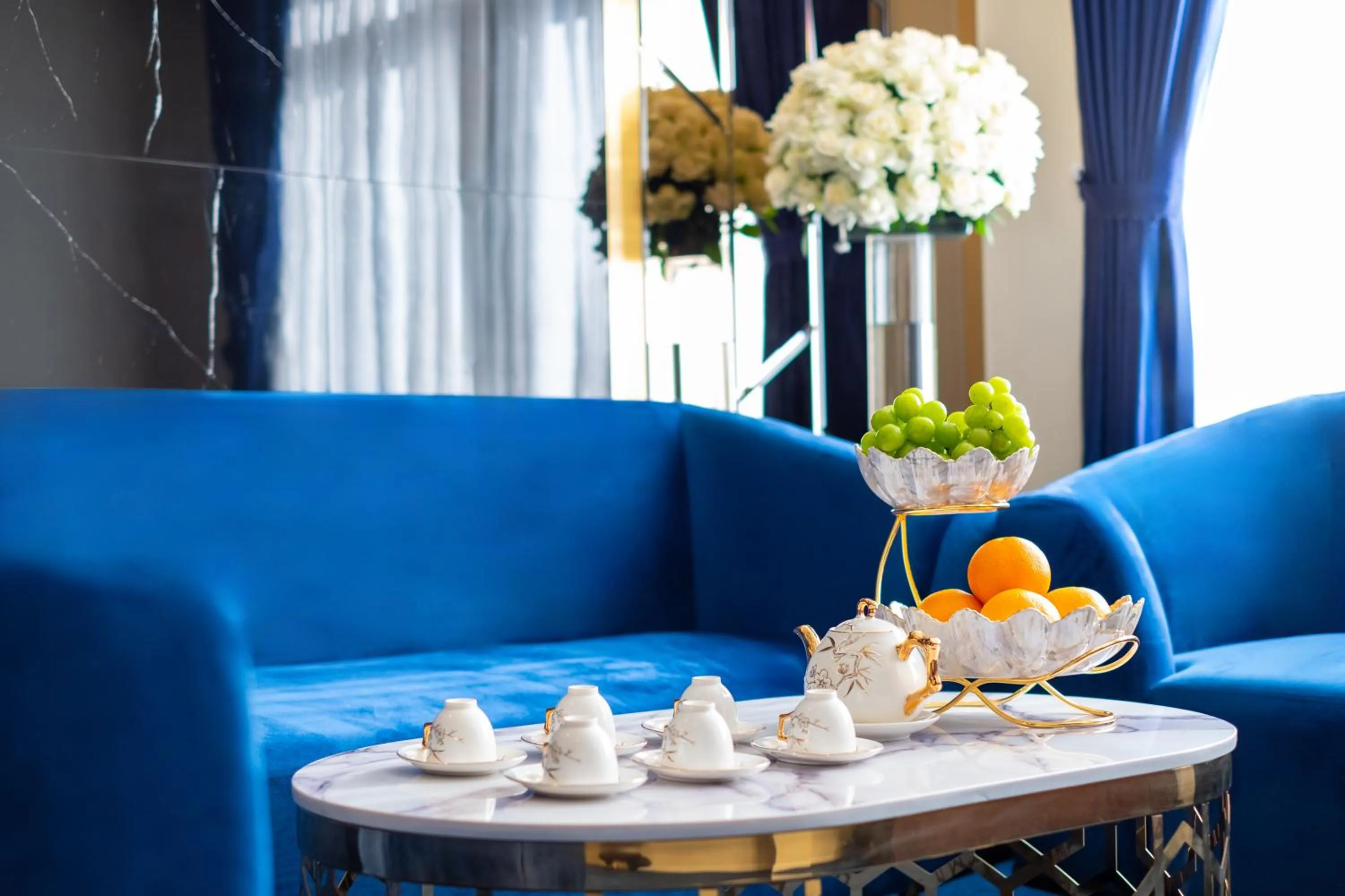 Seating area in Sandals Camellia Hotel