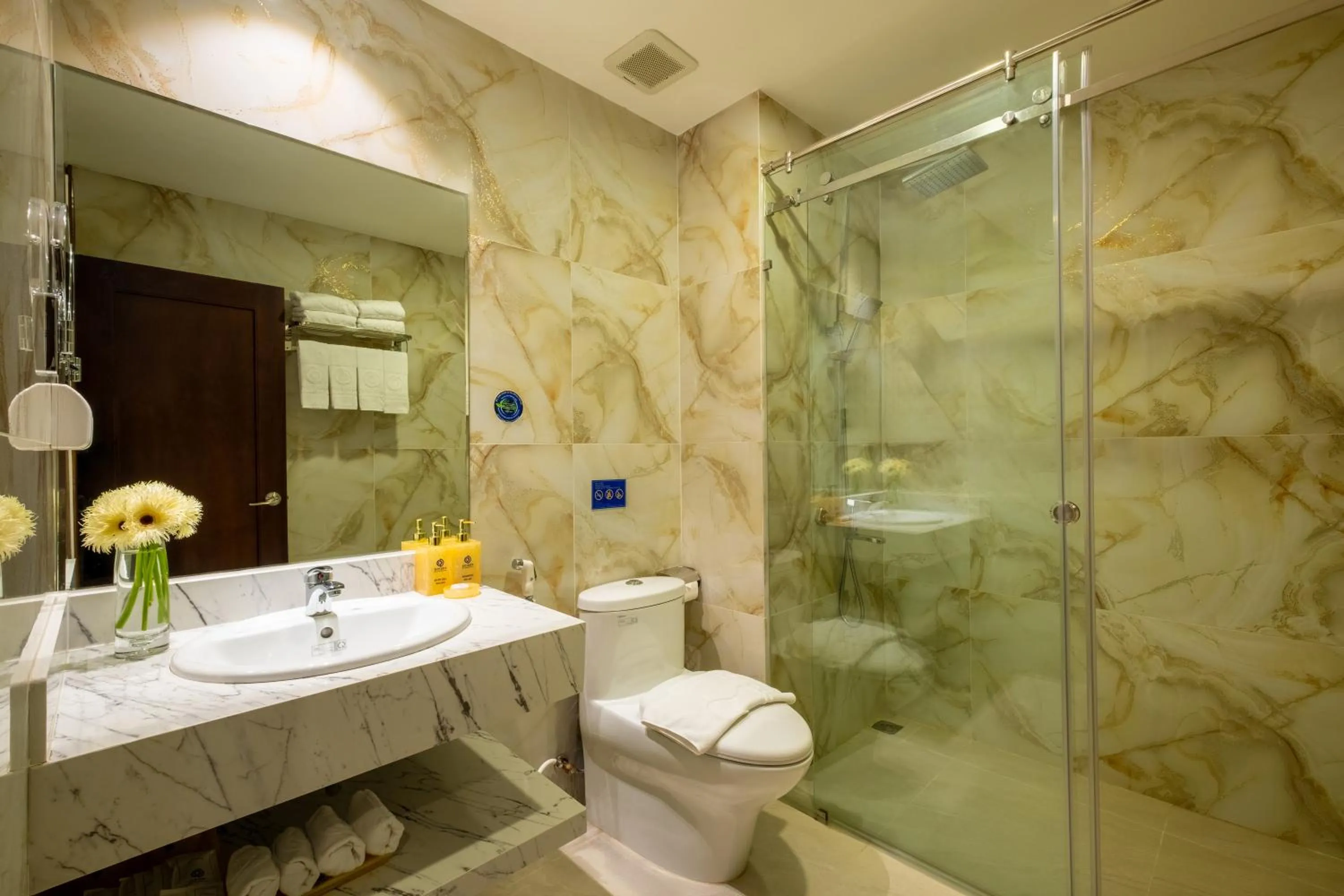 Shower in Sandals Camellia Hotel