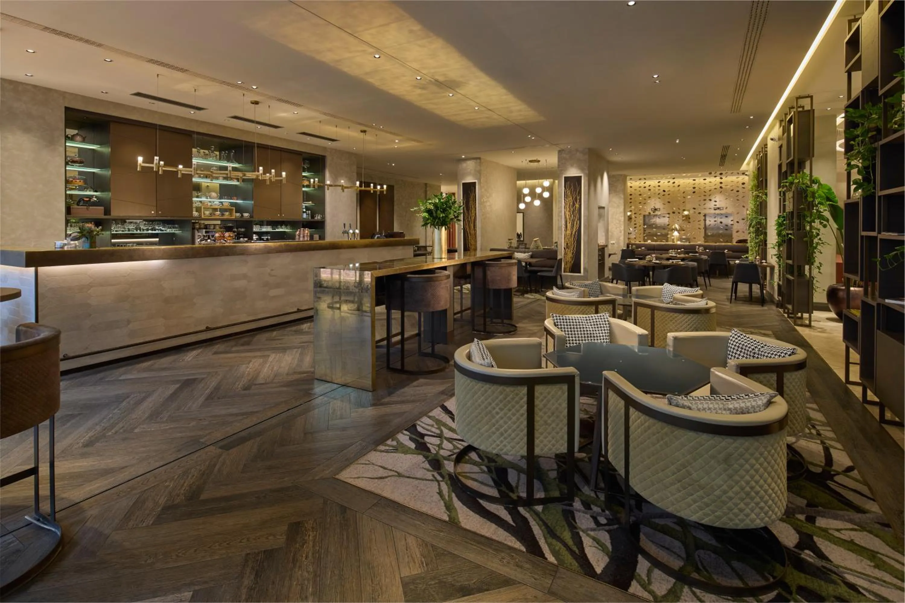 Lounge or bar in Hilton Milan