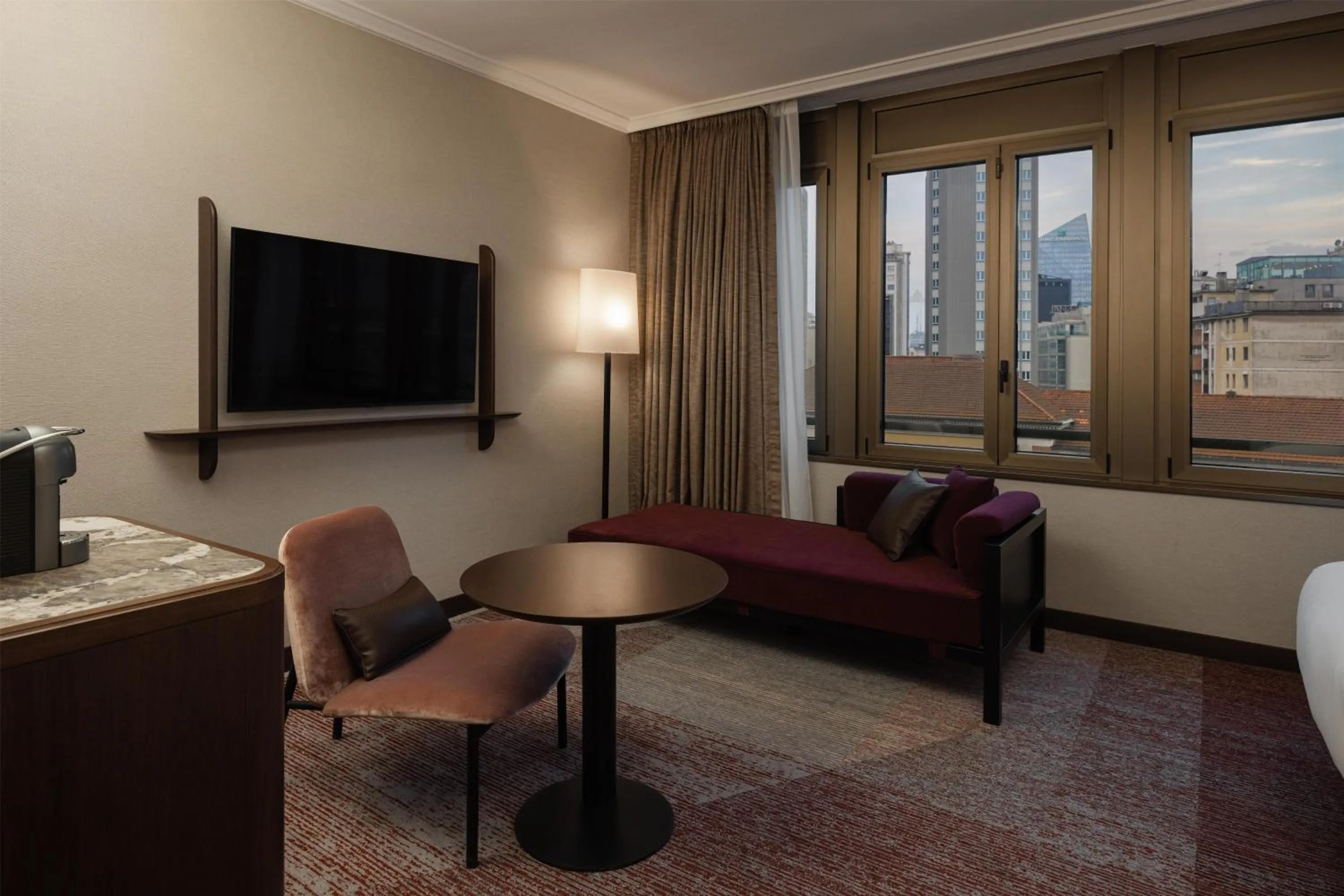 Living room in Hilton Milan