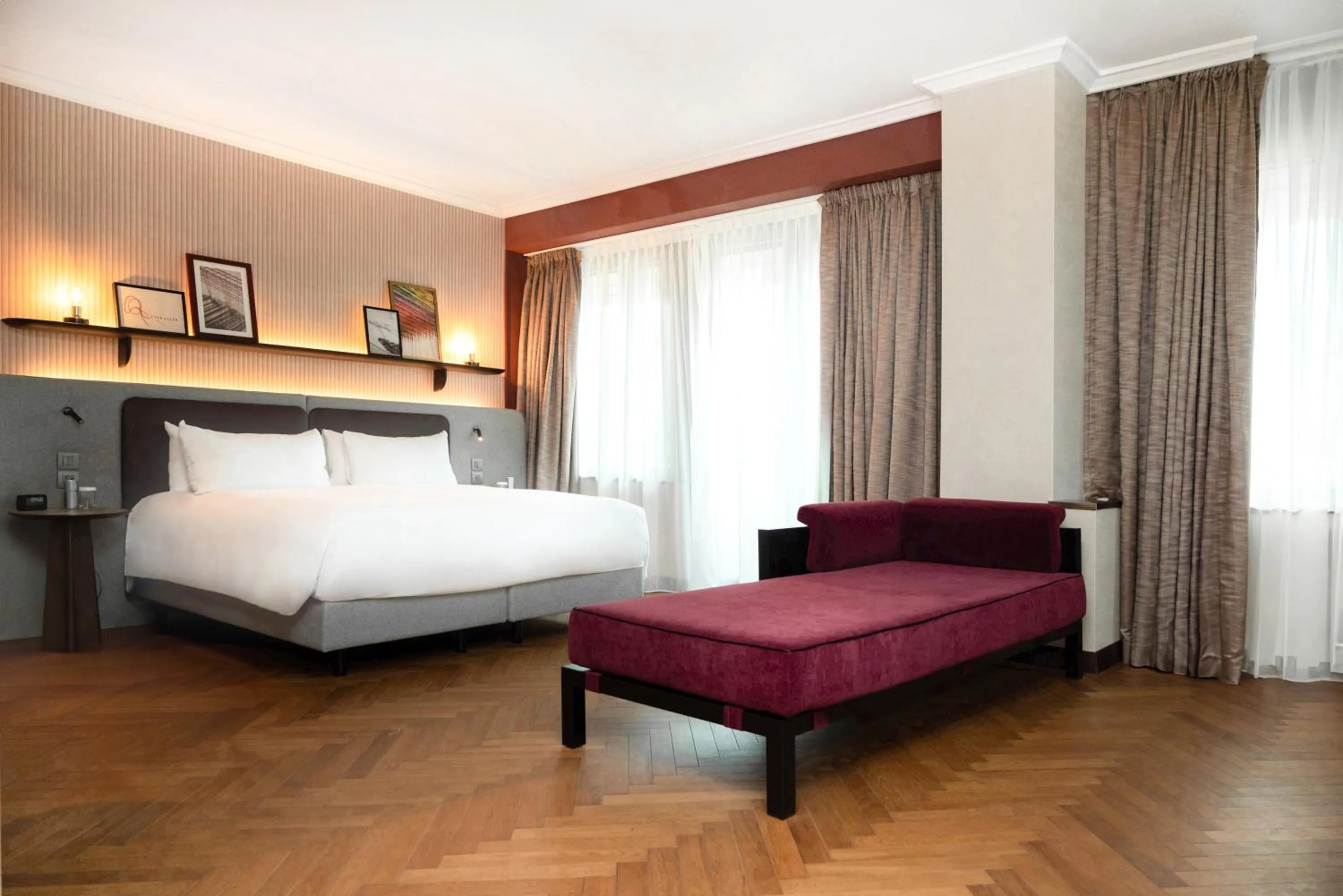 Bedroom, Bed in Hilton Milan