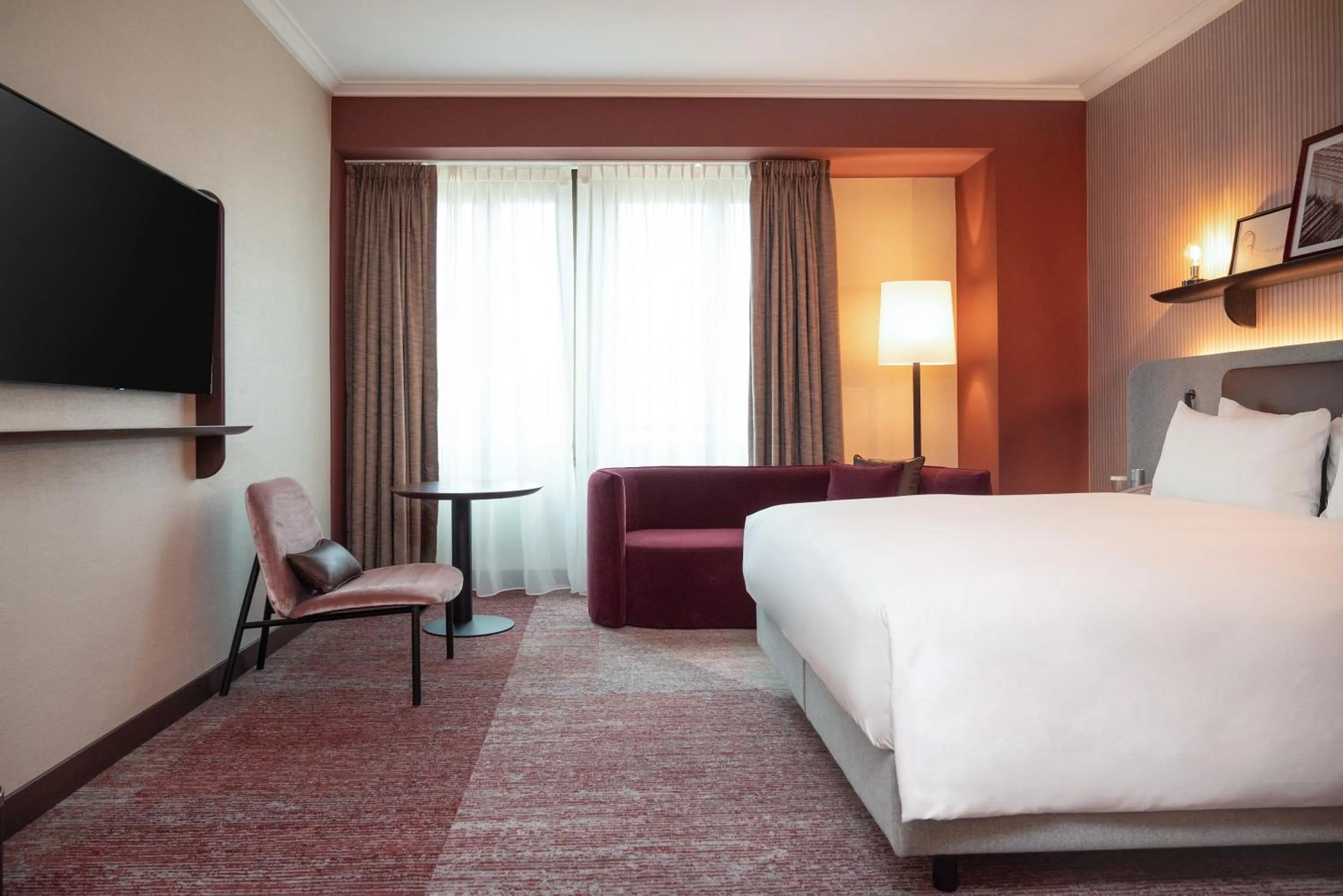 Bedroom, Bed in Hilton Milan