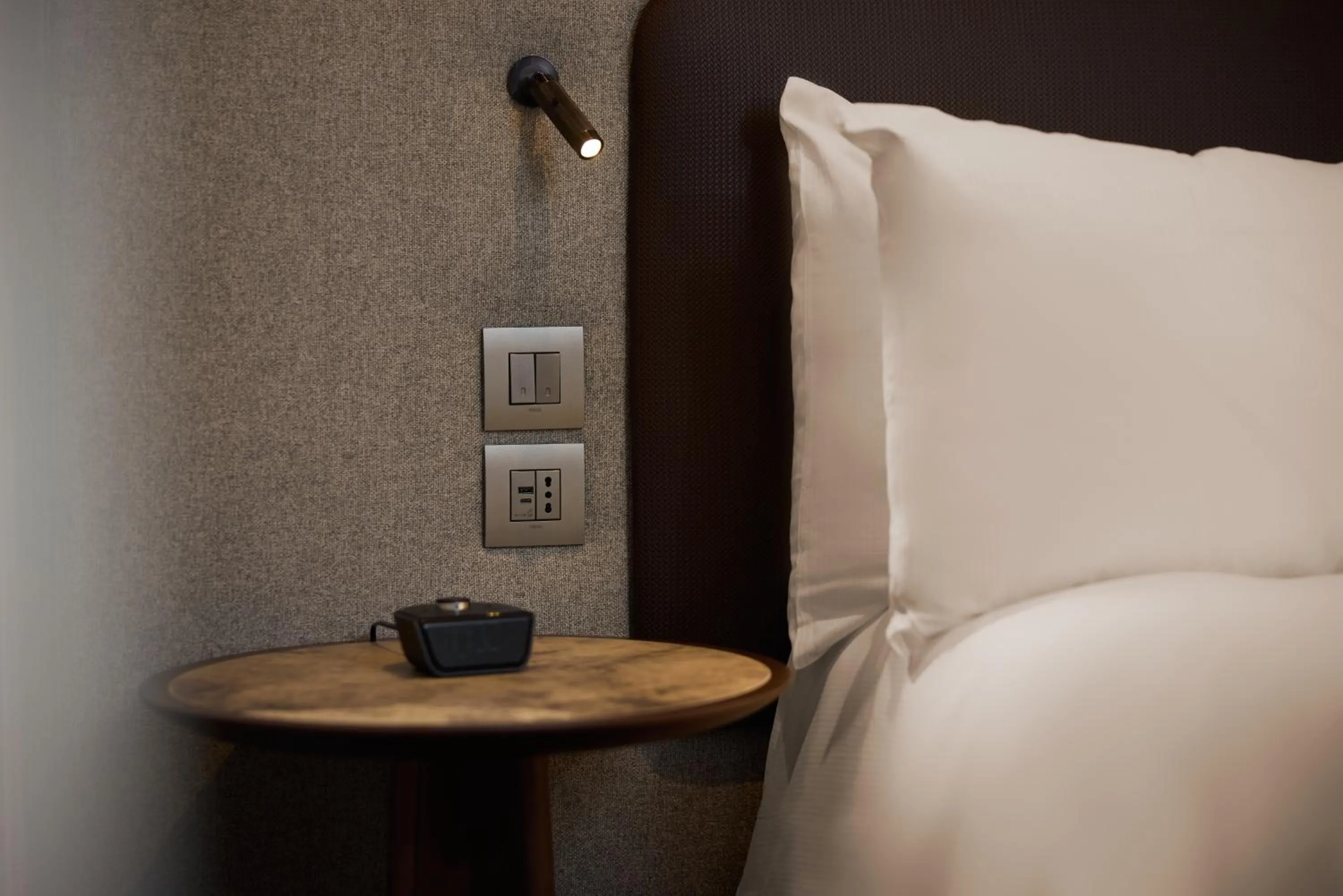 Decorative detail, Bed in Hilton Milan