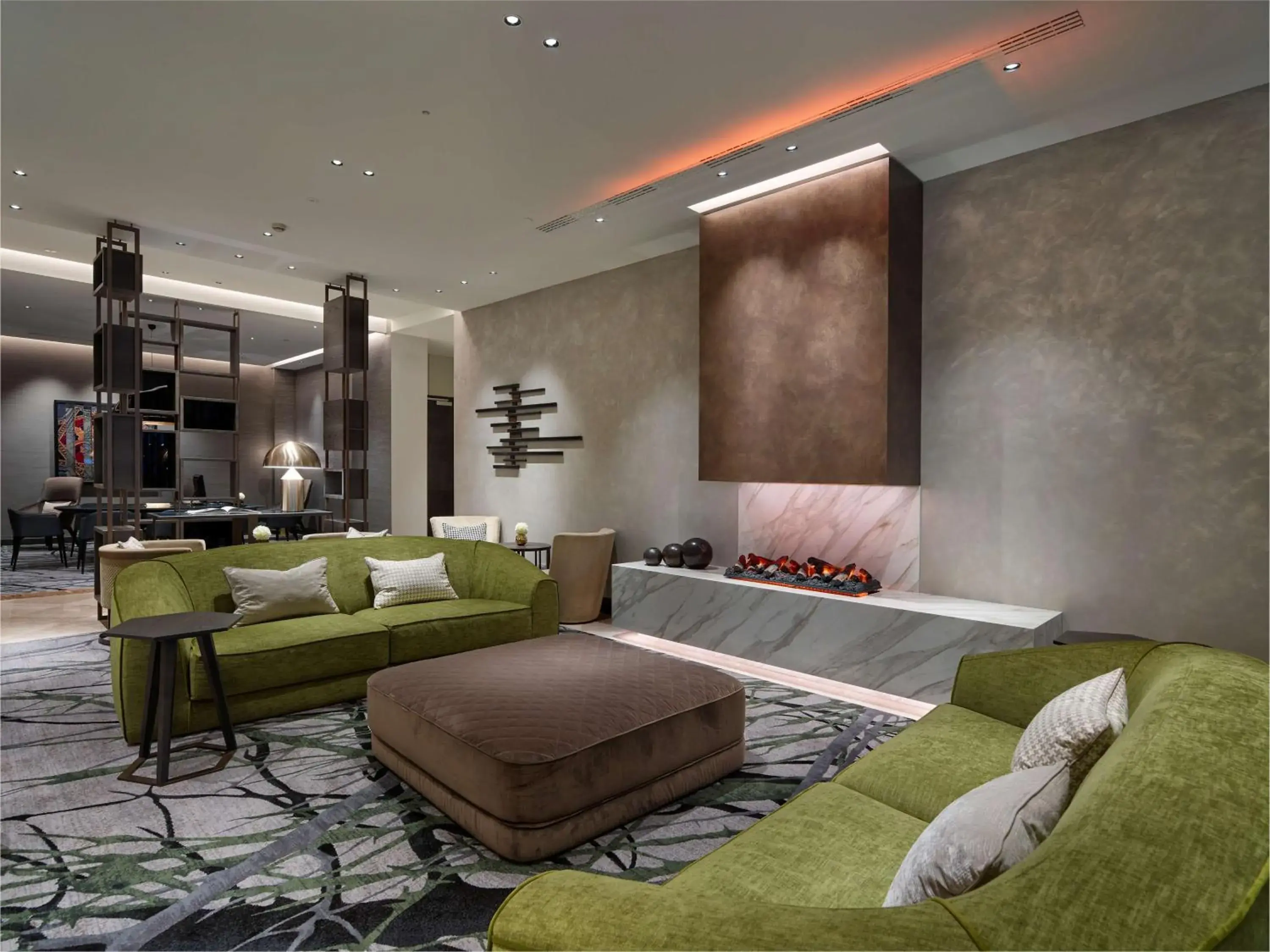 Lobby or reception in Hilton Milan Lobby or reception in Hilton Milan