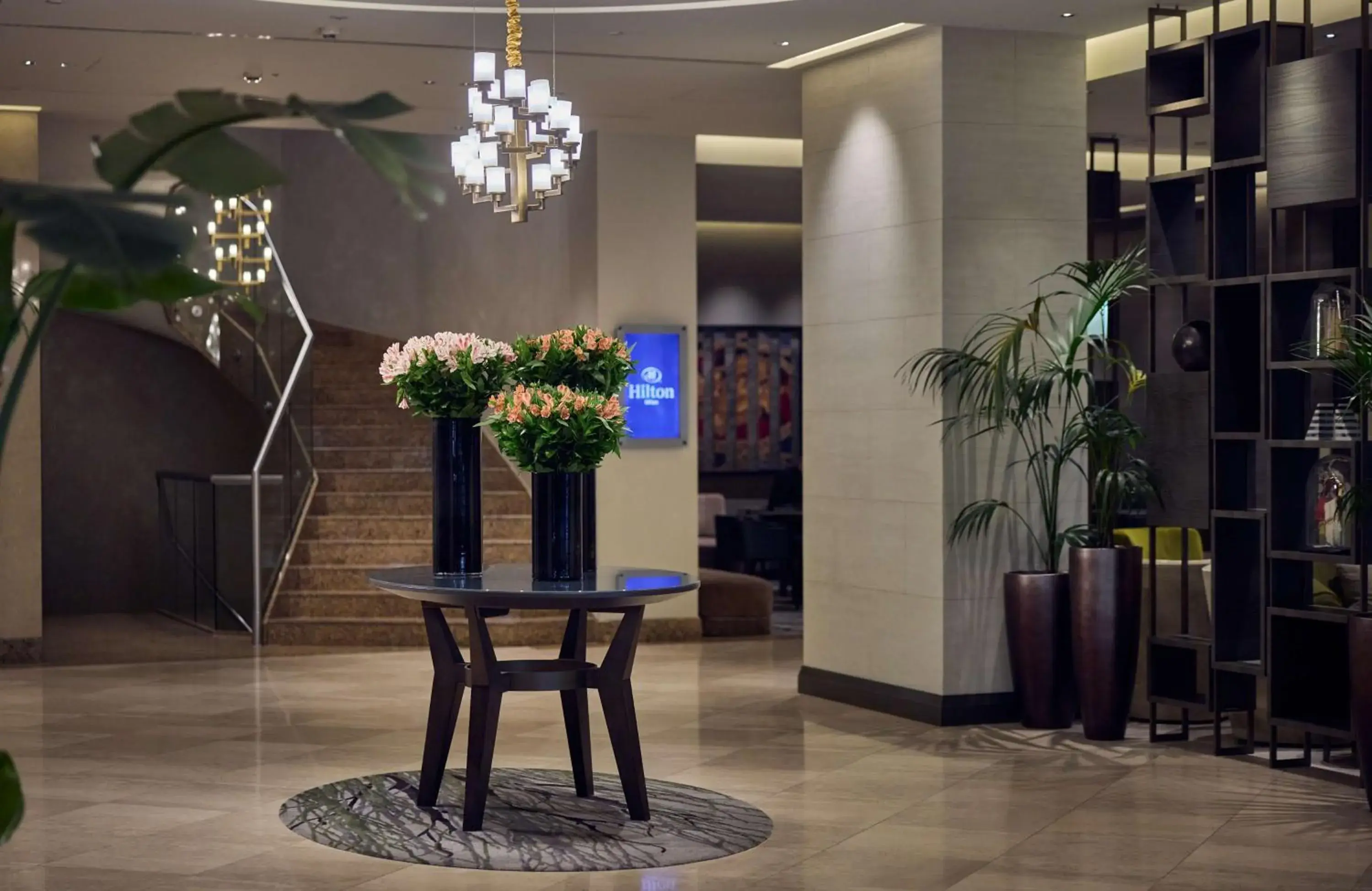 Lobby or reception in Hilton Milan Lobby or reception in Hilton Milan