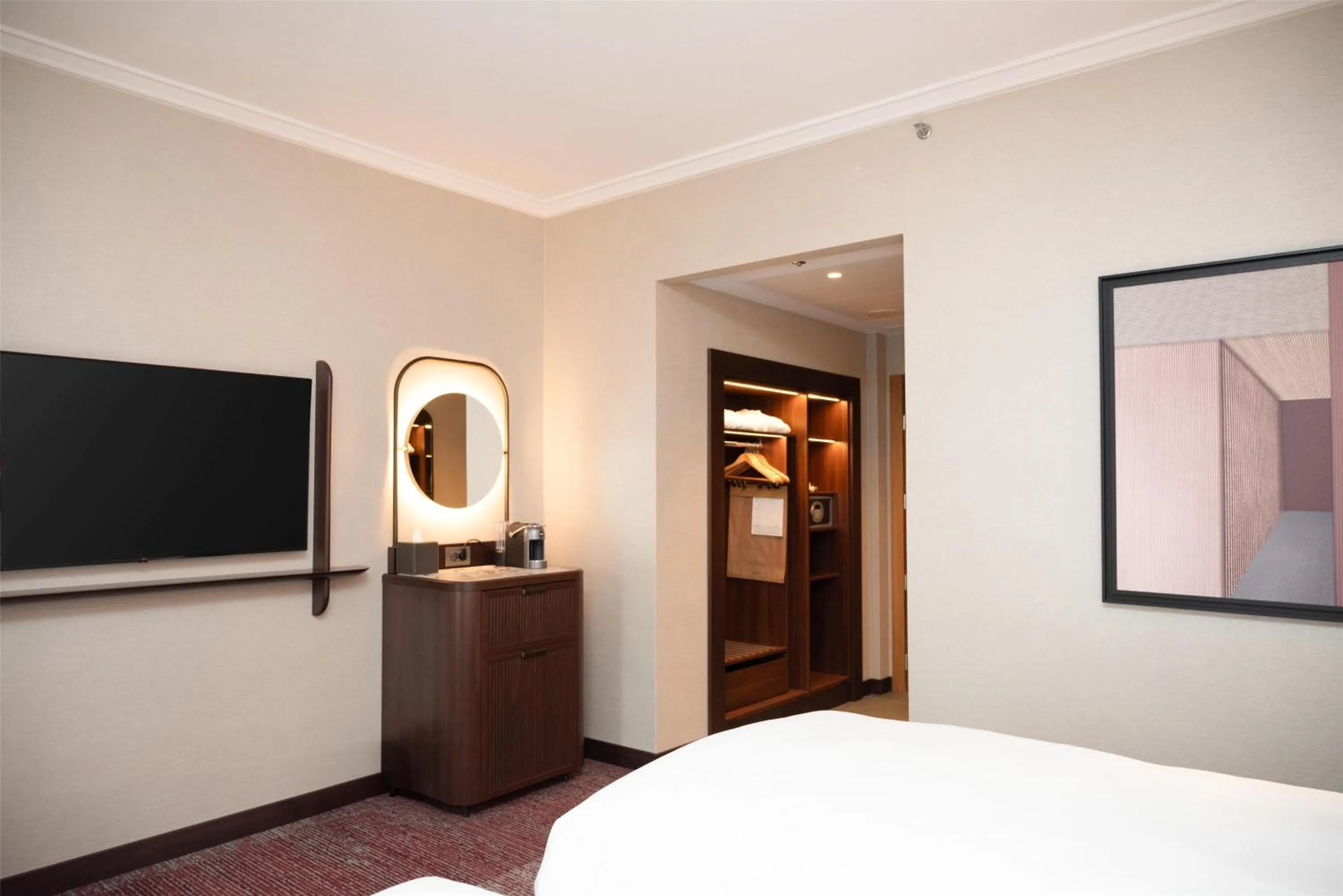 Bedroom, Bed in Hilton Milan