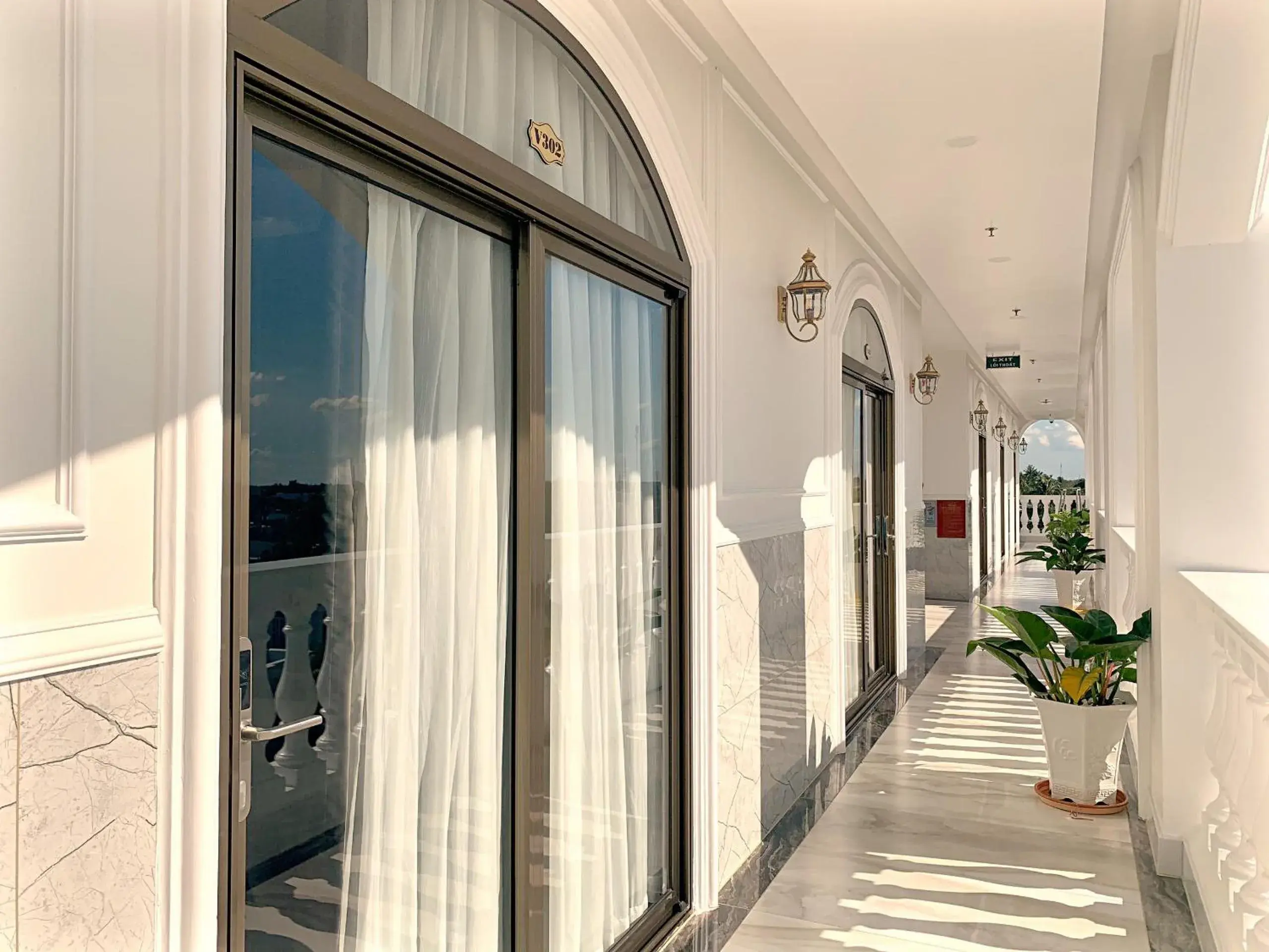 Balcony/Terrace in Thuận Phát Hotel Balcony/Terrace in Thuận Phát Hotel