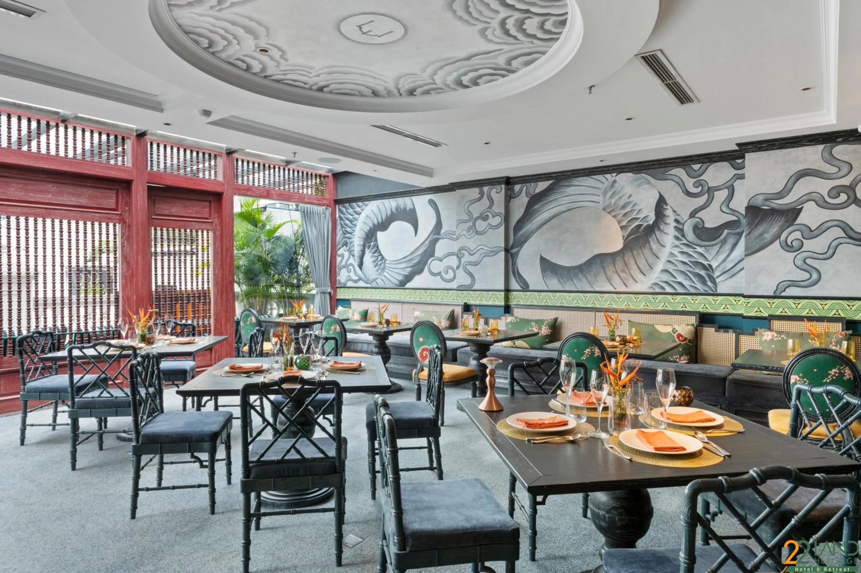 Restaurant/places to eat in 22Land Heritage Hotel & Retreat