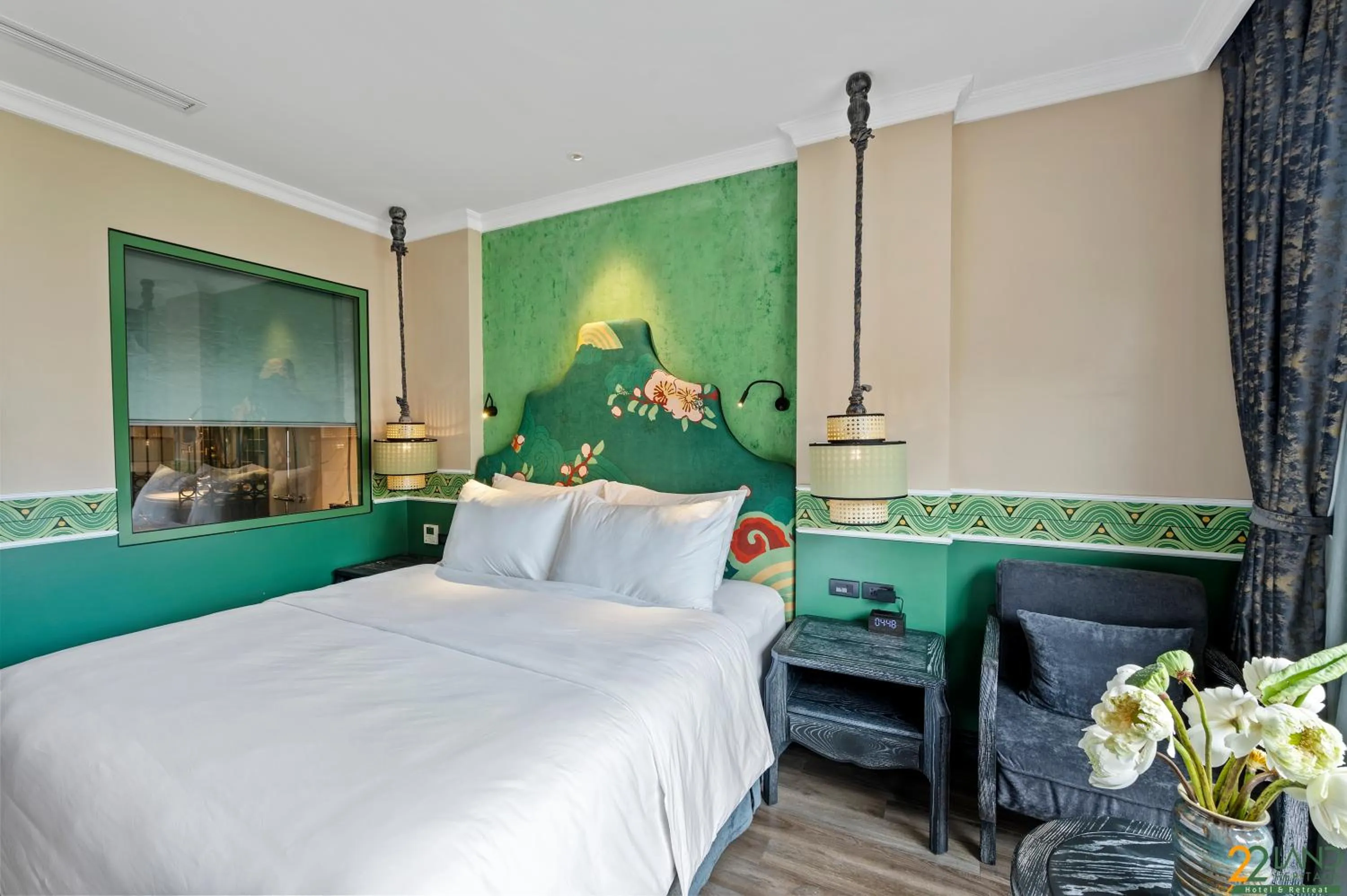 Bed in 22Land Heritage Hotel & Retreat