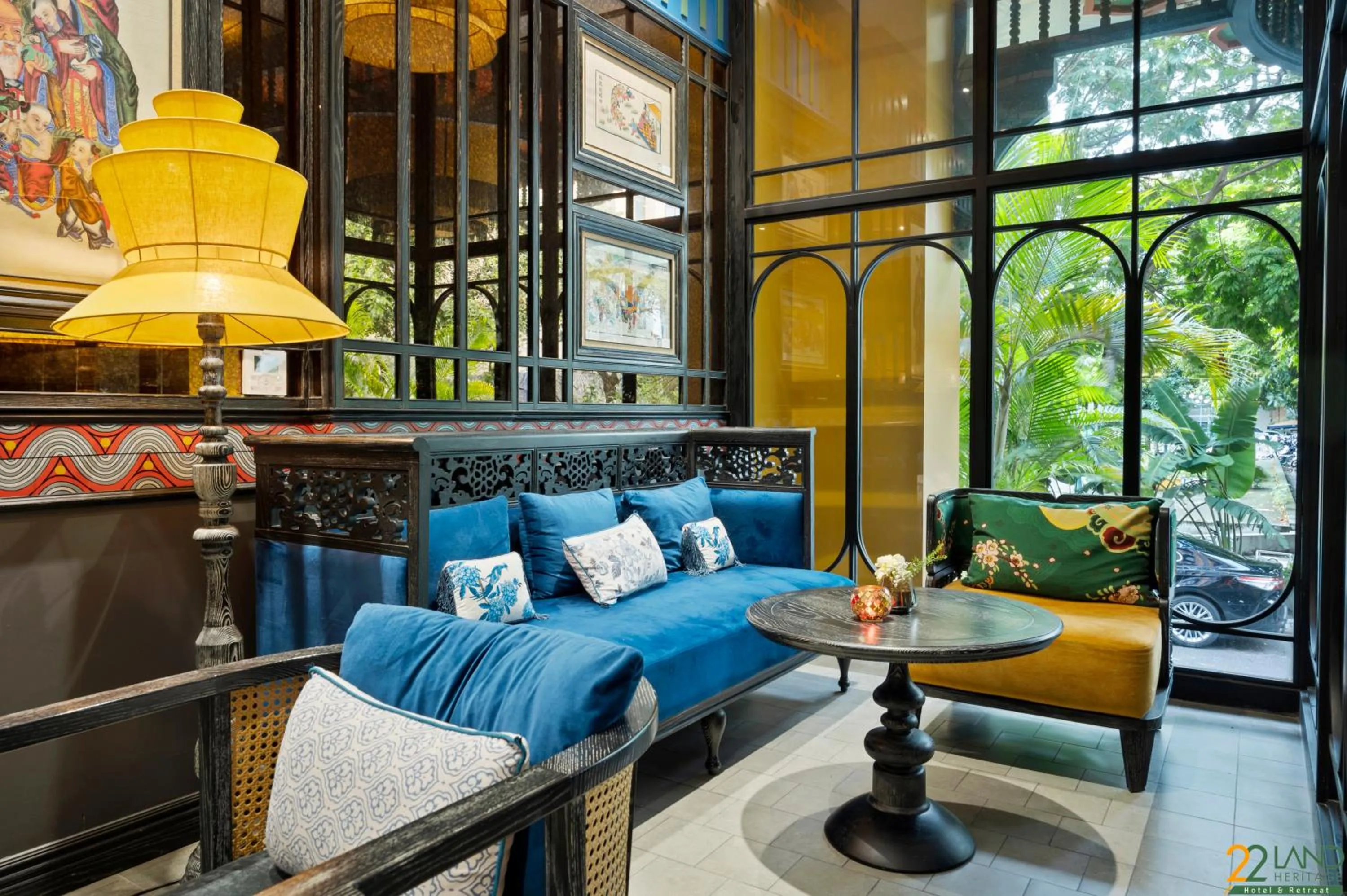 Living room in 22Land Heritage Hotel & Retreat