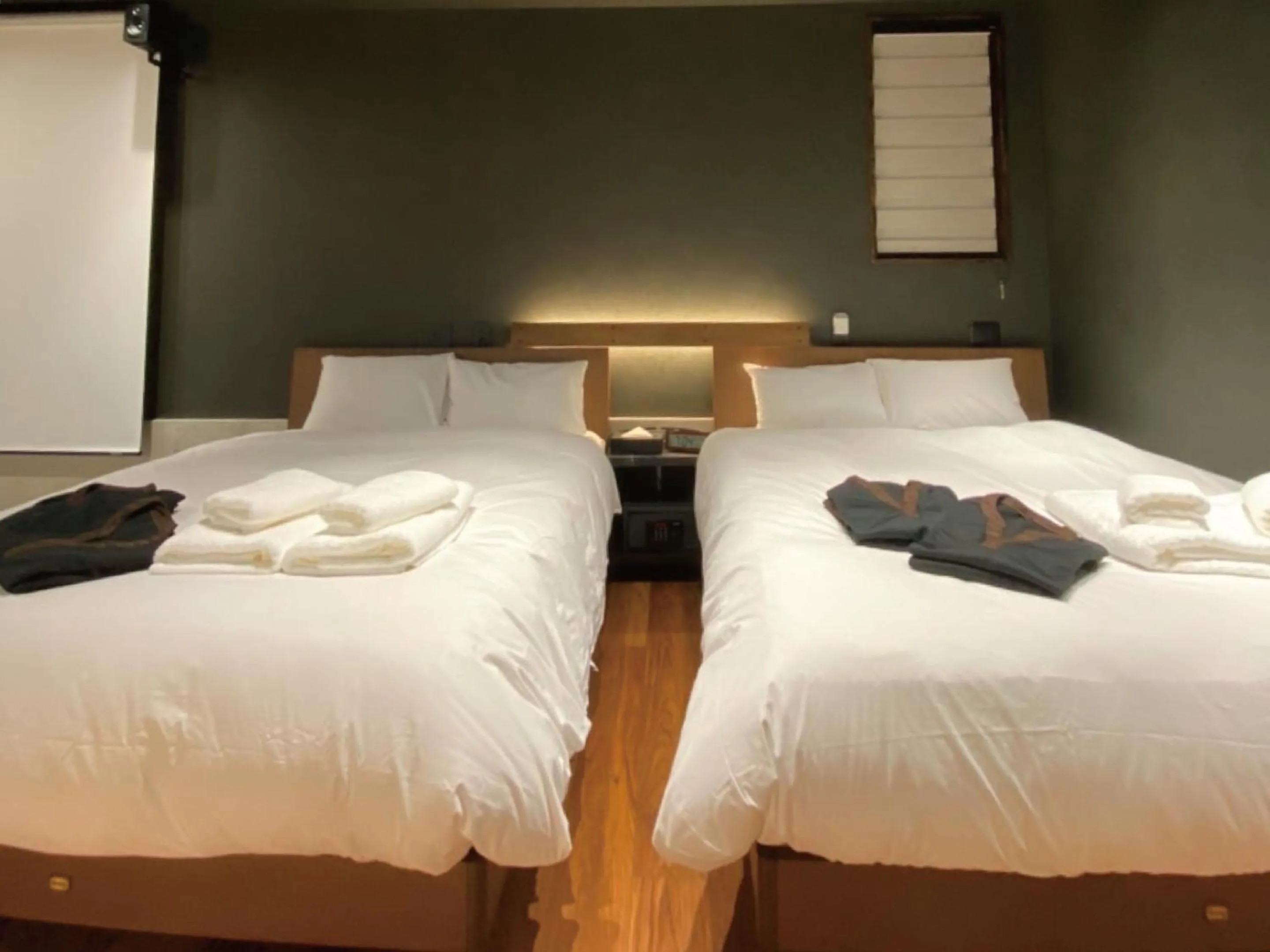 Bed in LAVA SAUNA &VILLA