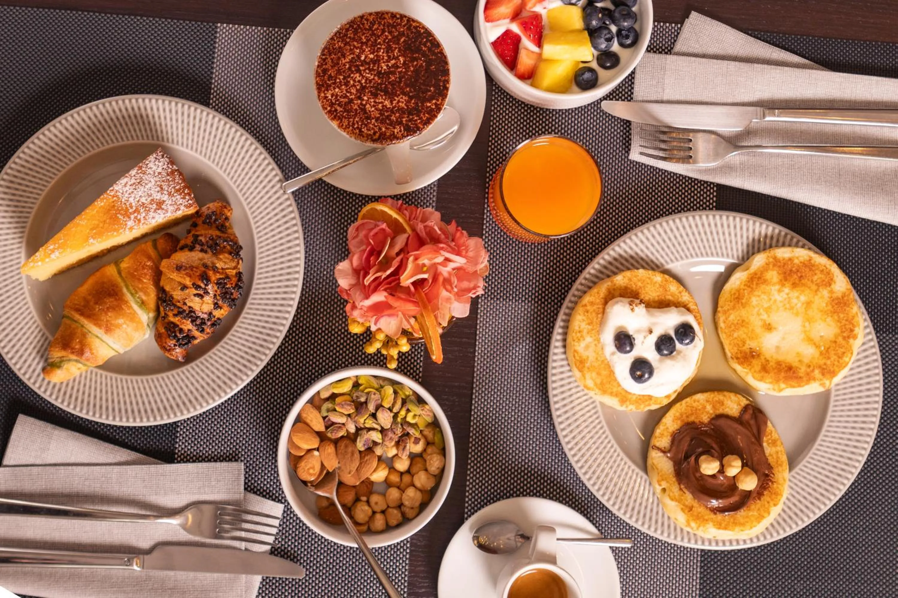 Continental breakfast in Hotel Royal Falcone