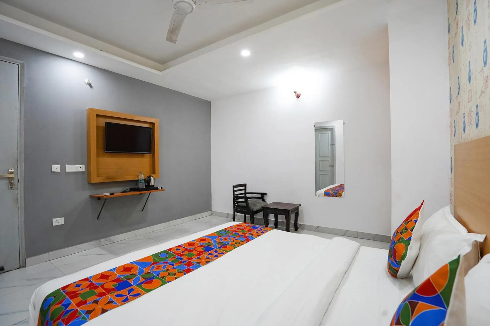 Bed in FabHotel Prime Culture