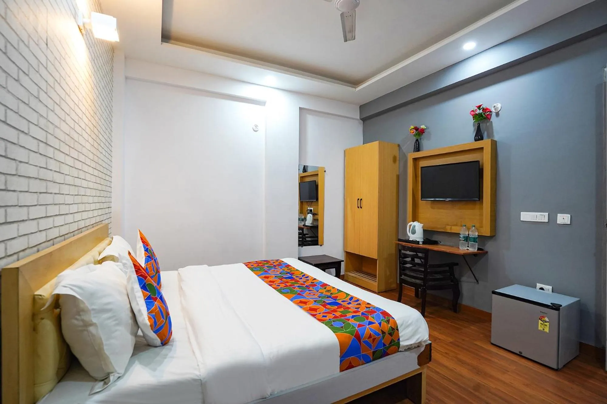 Bed in FabHotel Prime Culture