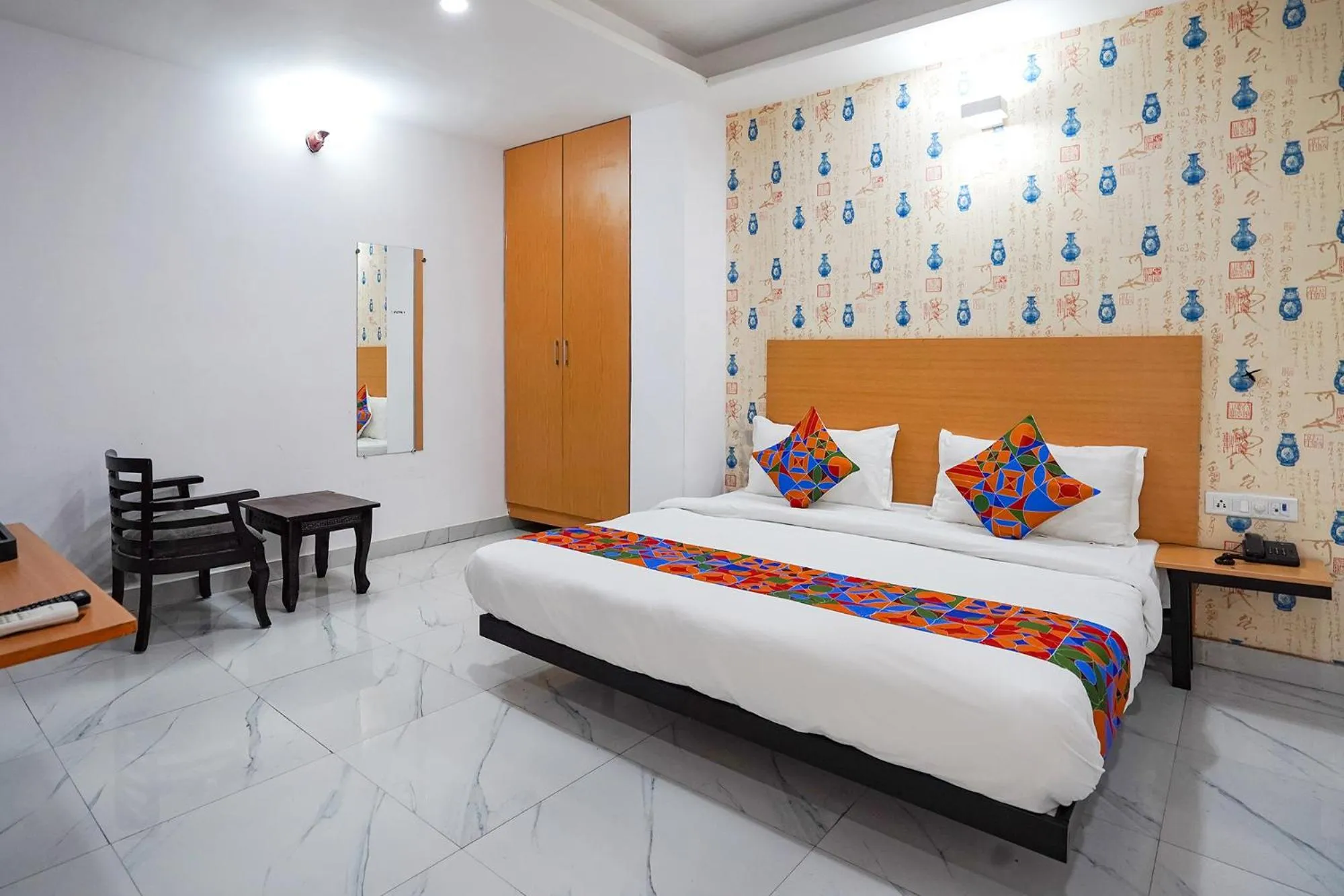 Bed in FabHotel Prime Culture