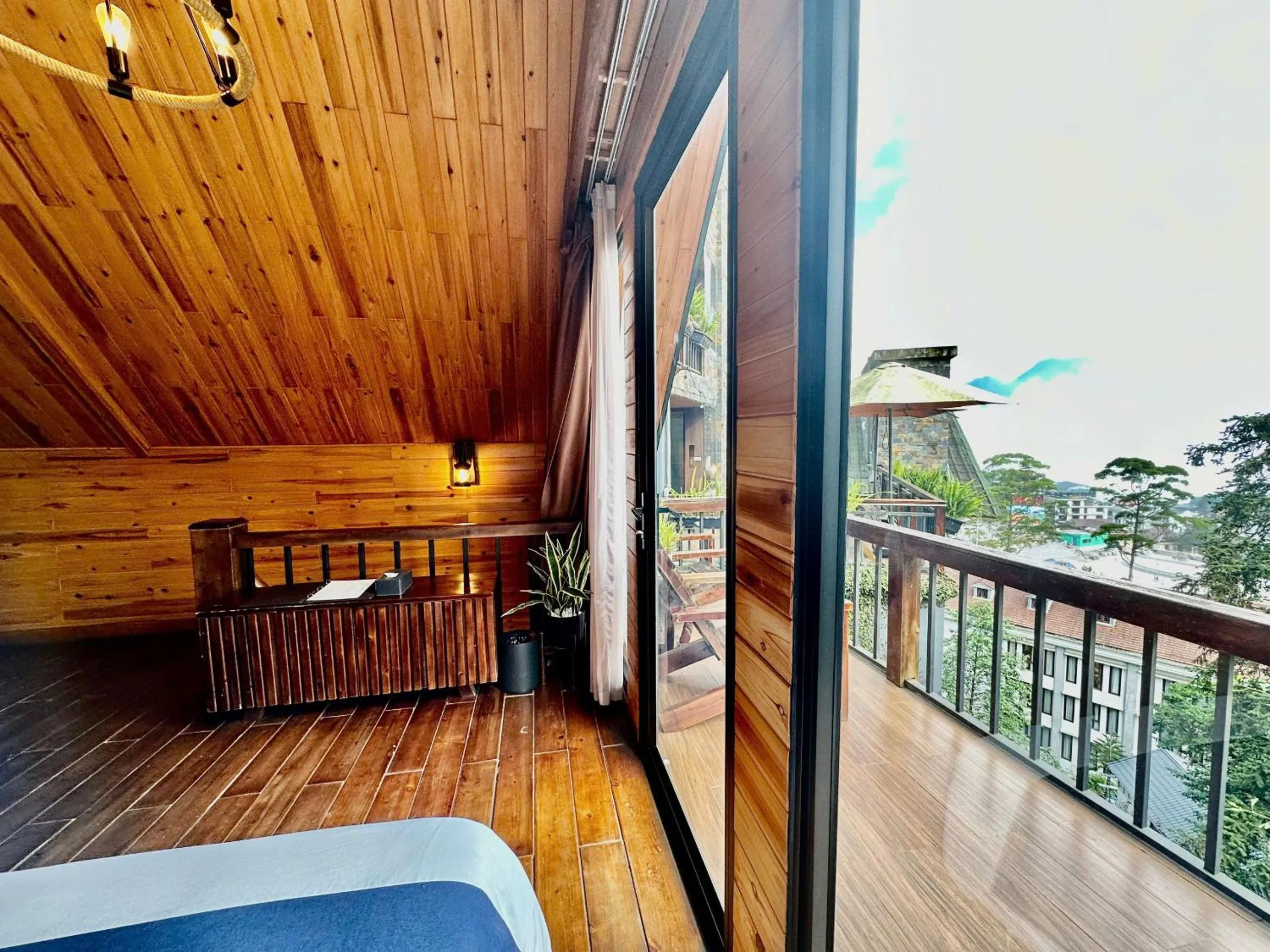 Balcony/Terrace in Sapa Pine Hill Eco Lodge