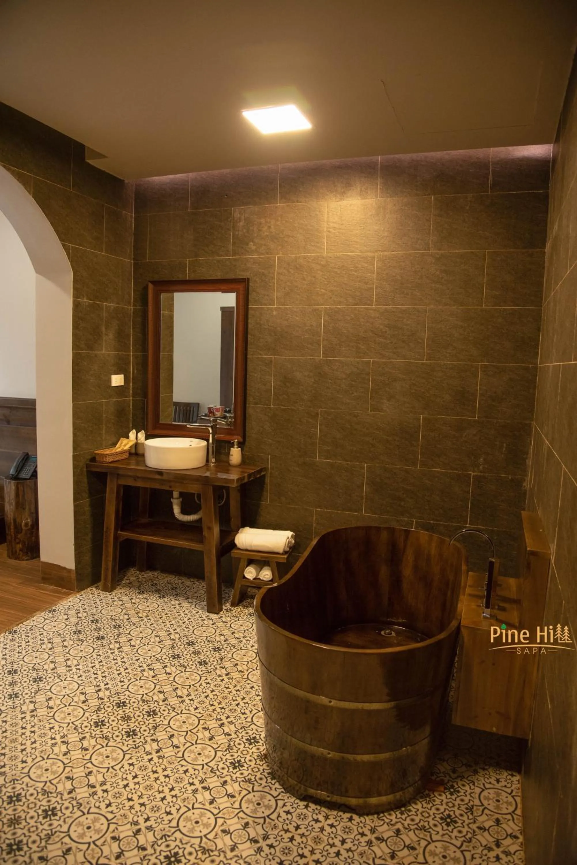 Bathroom in Sapa Pine Hill Eco Lodge