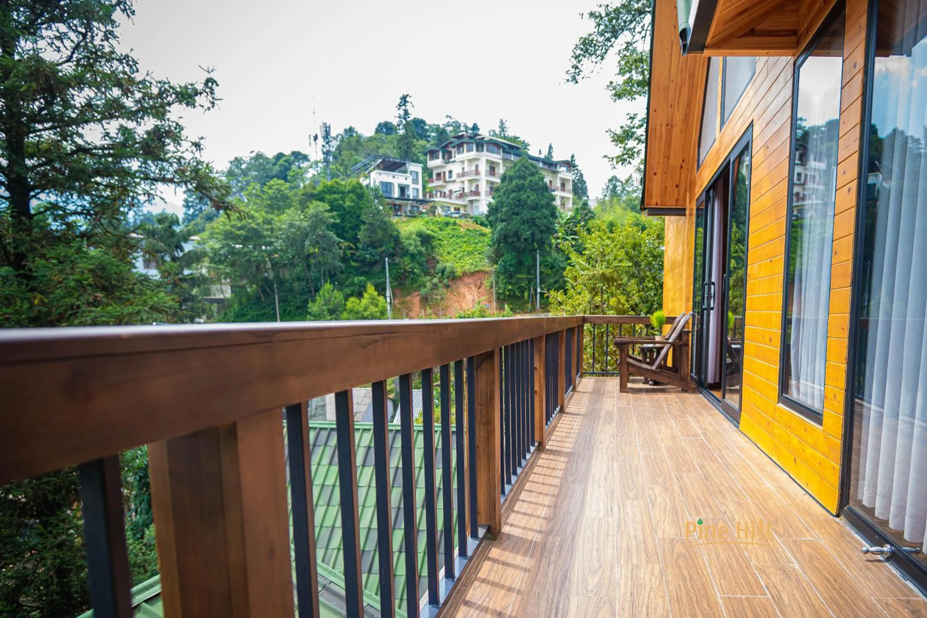 Balcony/Terrace in Sapa Pine Hill Eco Lodge