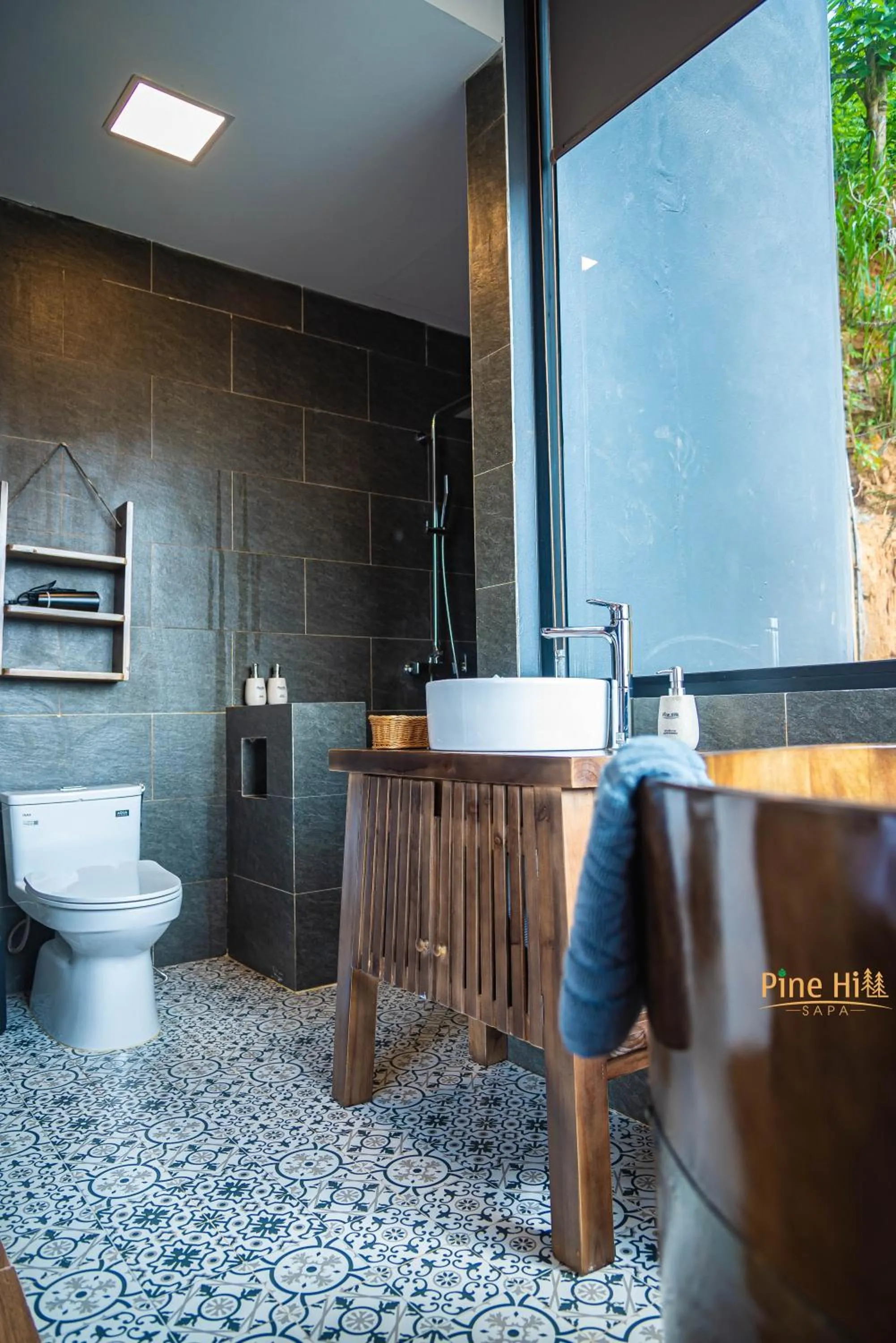 Bathroom in Sapa Pine Hill Eco Lodge