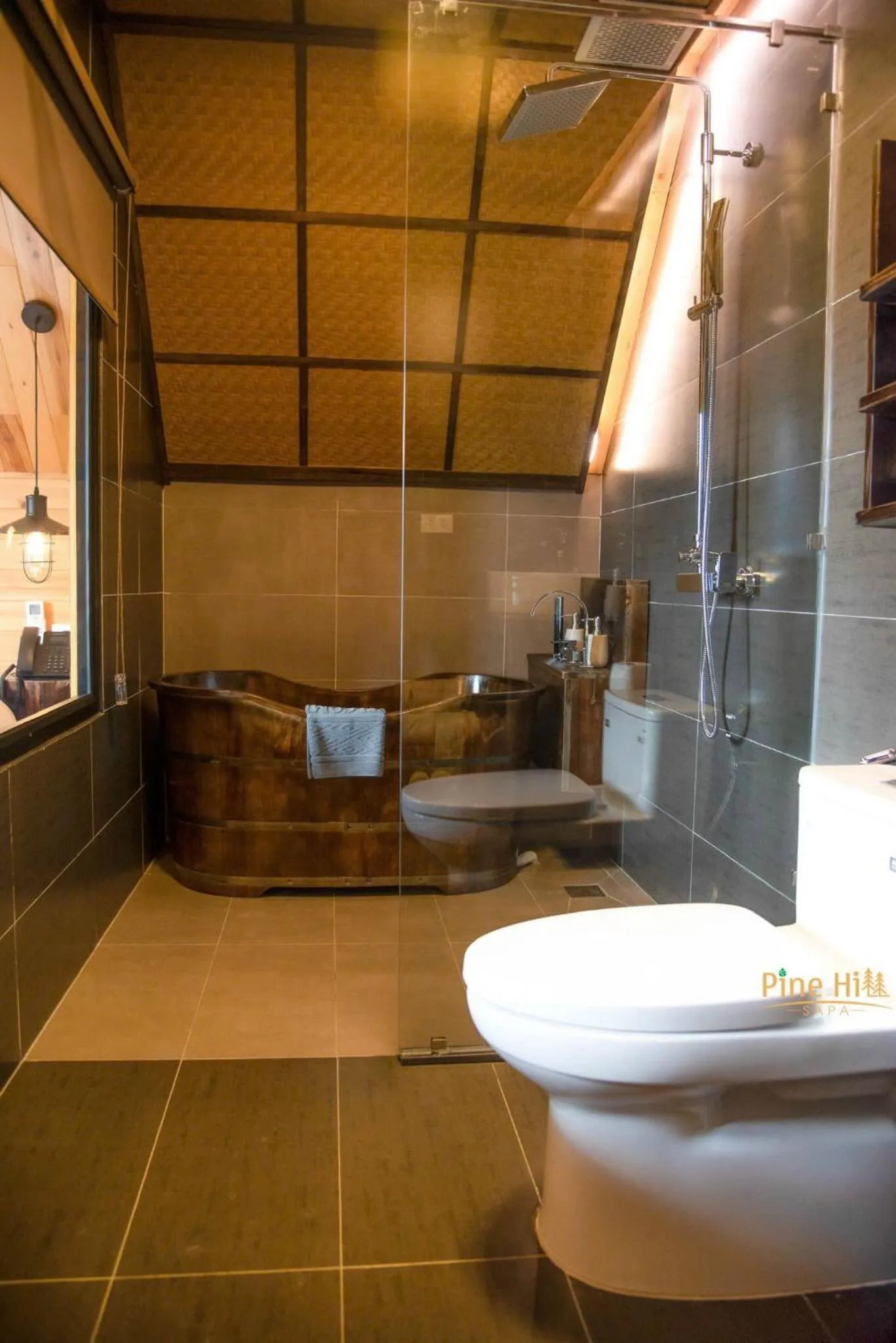 Toilet in Sapa Pine Hill Eco Lodge