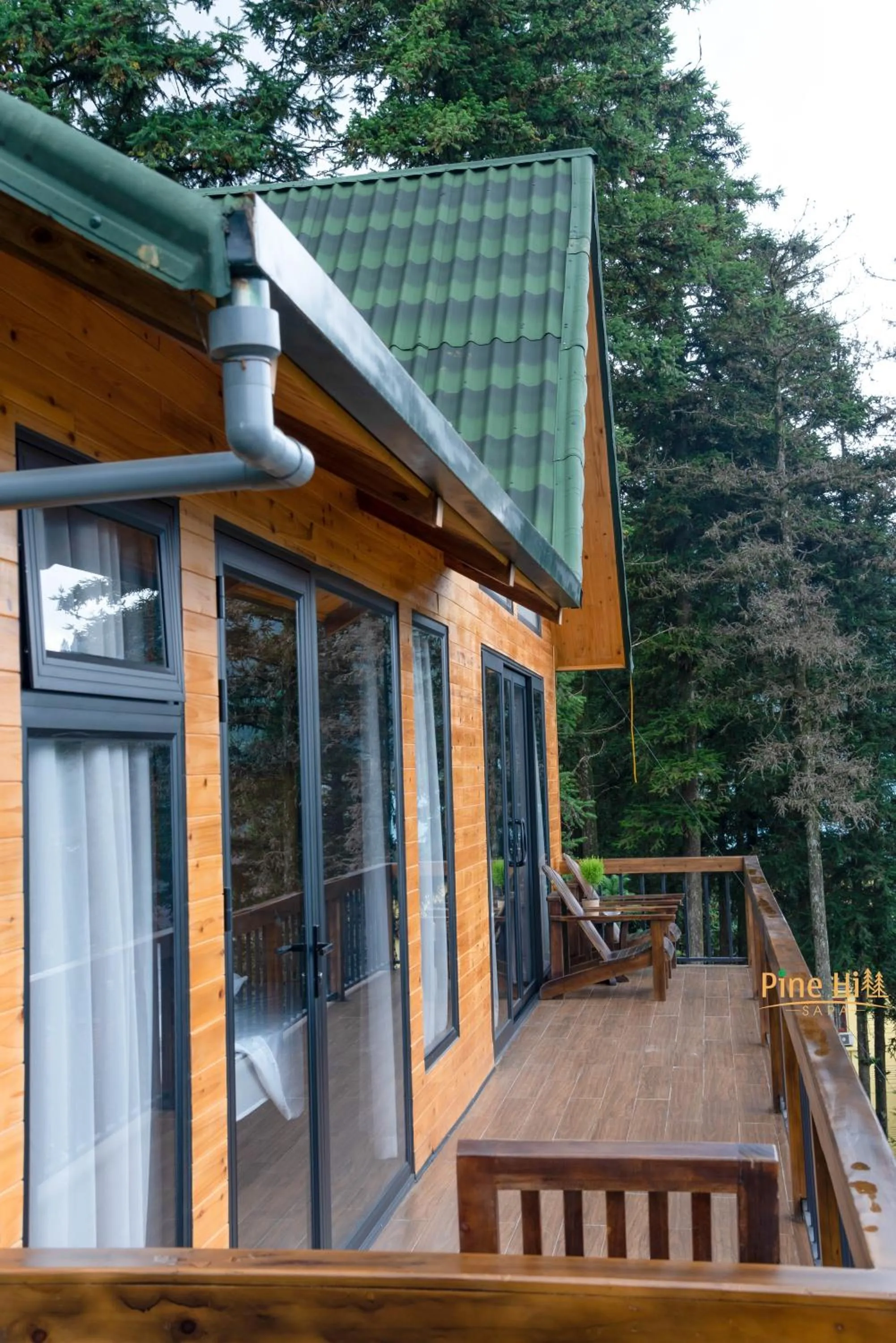 Balcony/Terrace in Sapa Pine Hill Eco Lodge