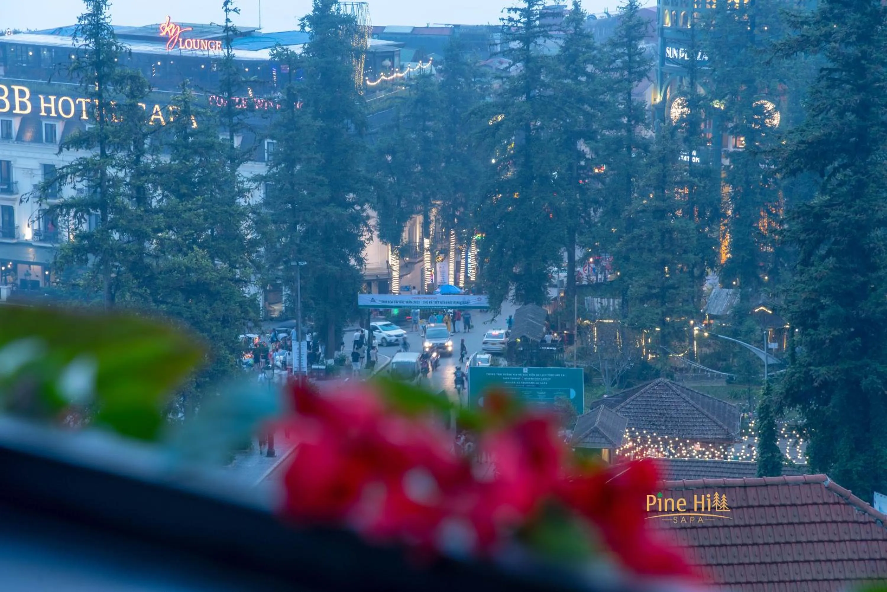 City view in Sapa Pine Hill Eco Lodge