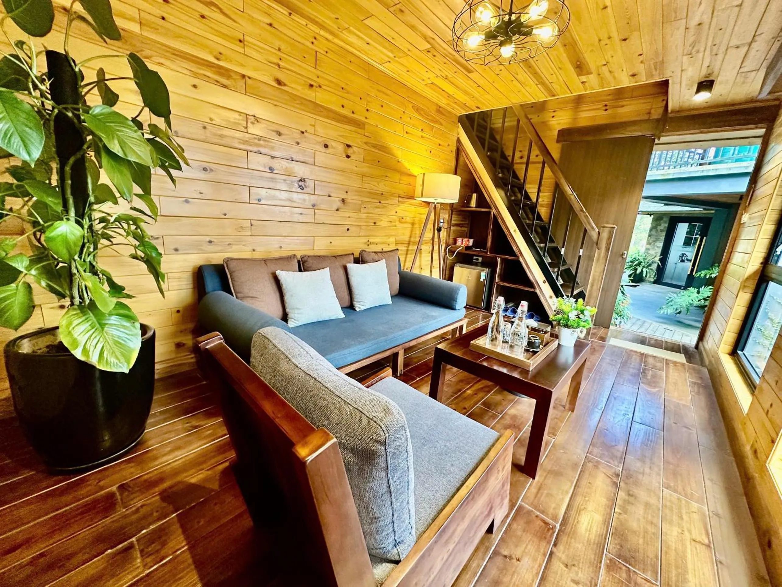 Living room in Sapa Pine Hill Eco Lodge