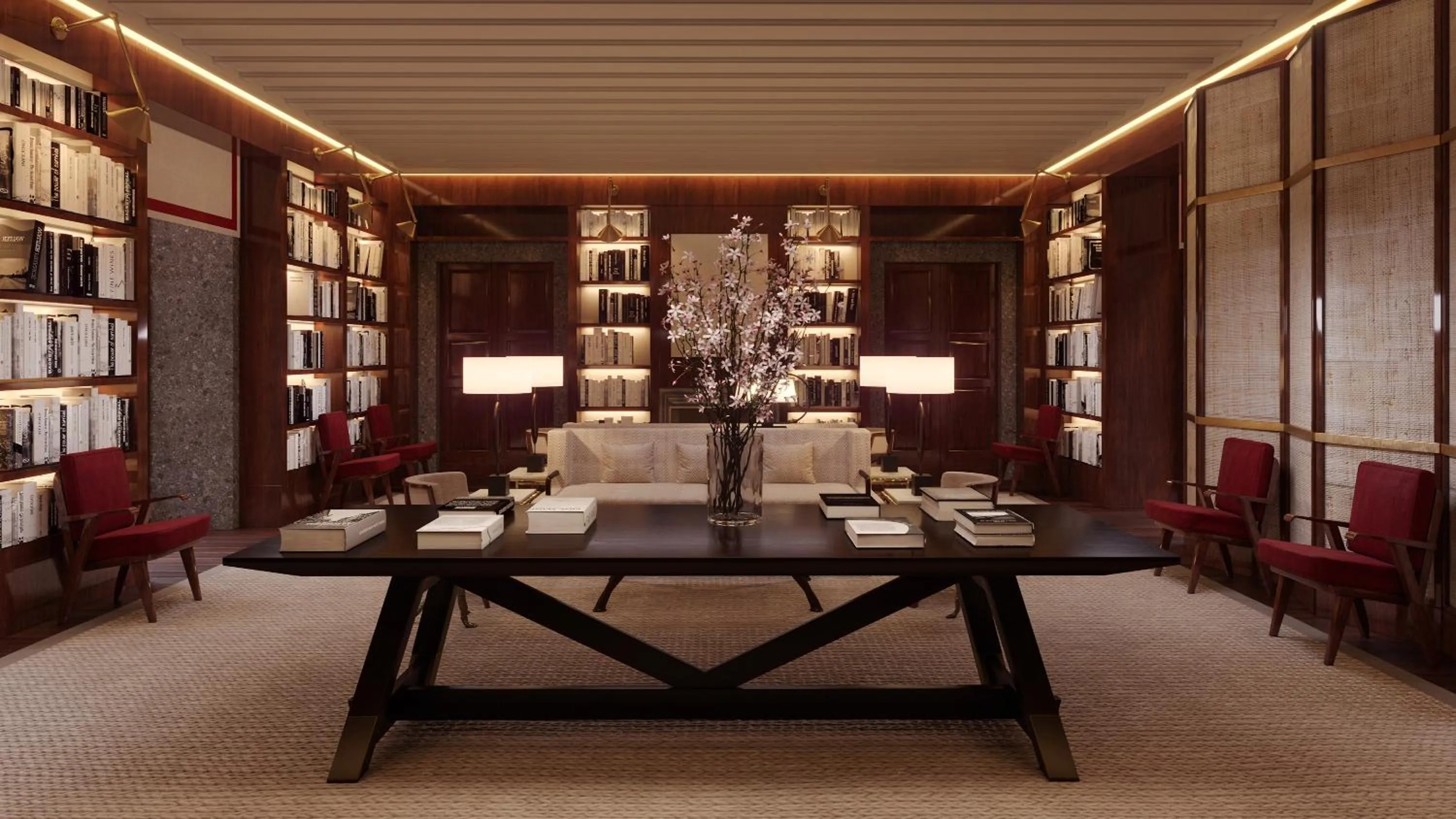 Seating area in Portrait Milano - Lungarno Collection