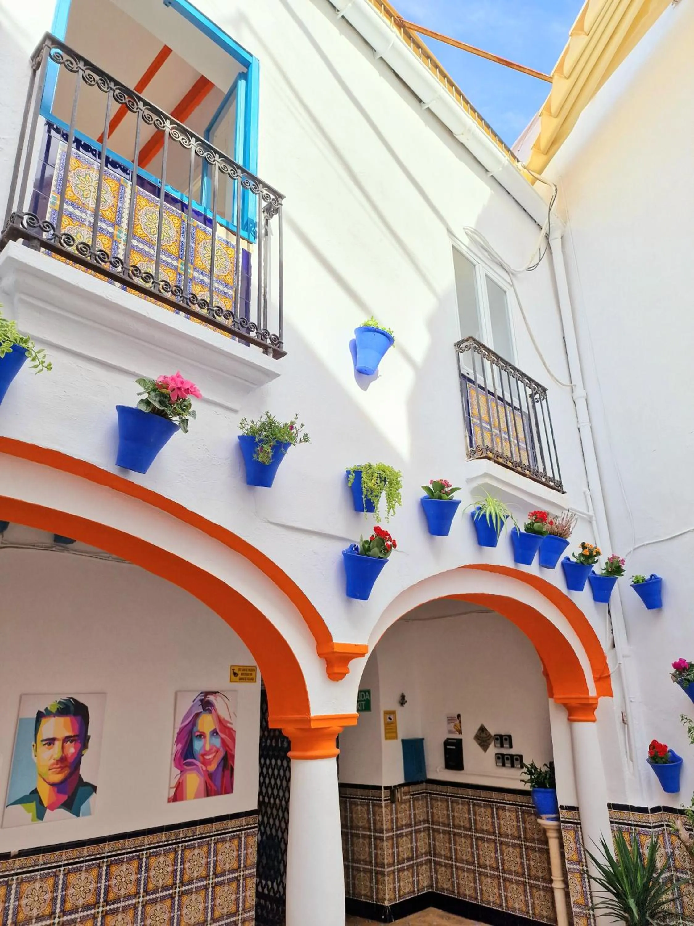 Patio in Arc House Mezquita - Only adults