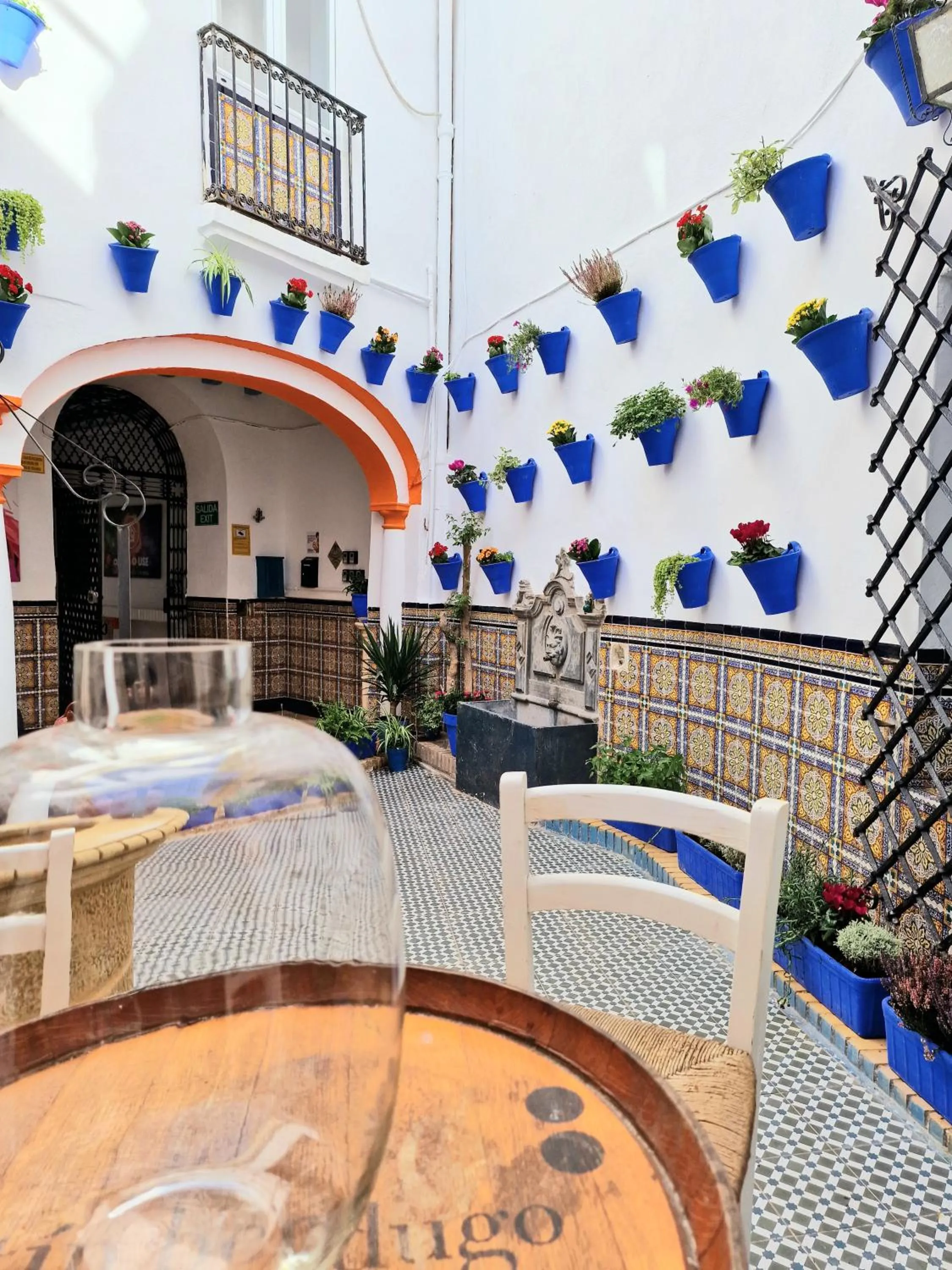 Patio in Arc House Mezquita - Only adults