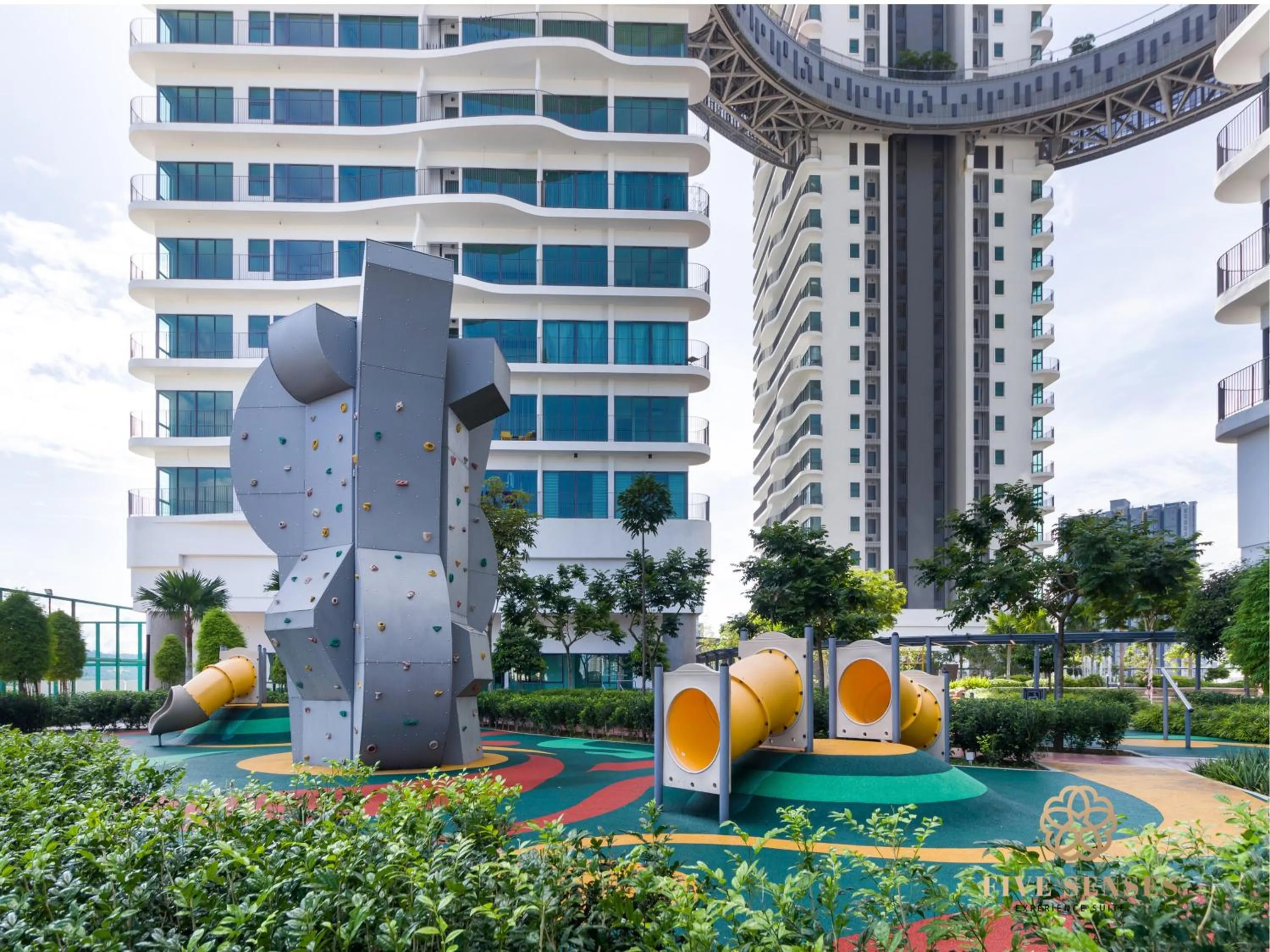 Children play ground in Datum Jelatek Sky Residence KLCC, Five Senses