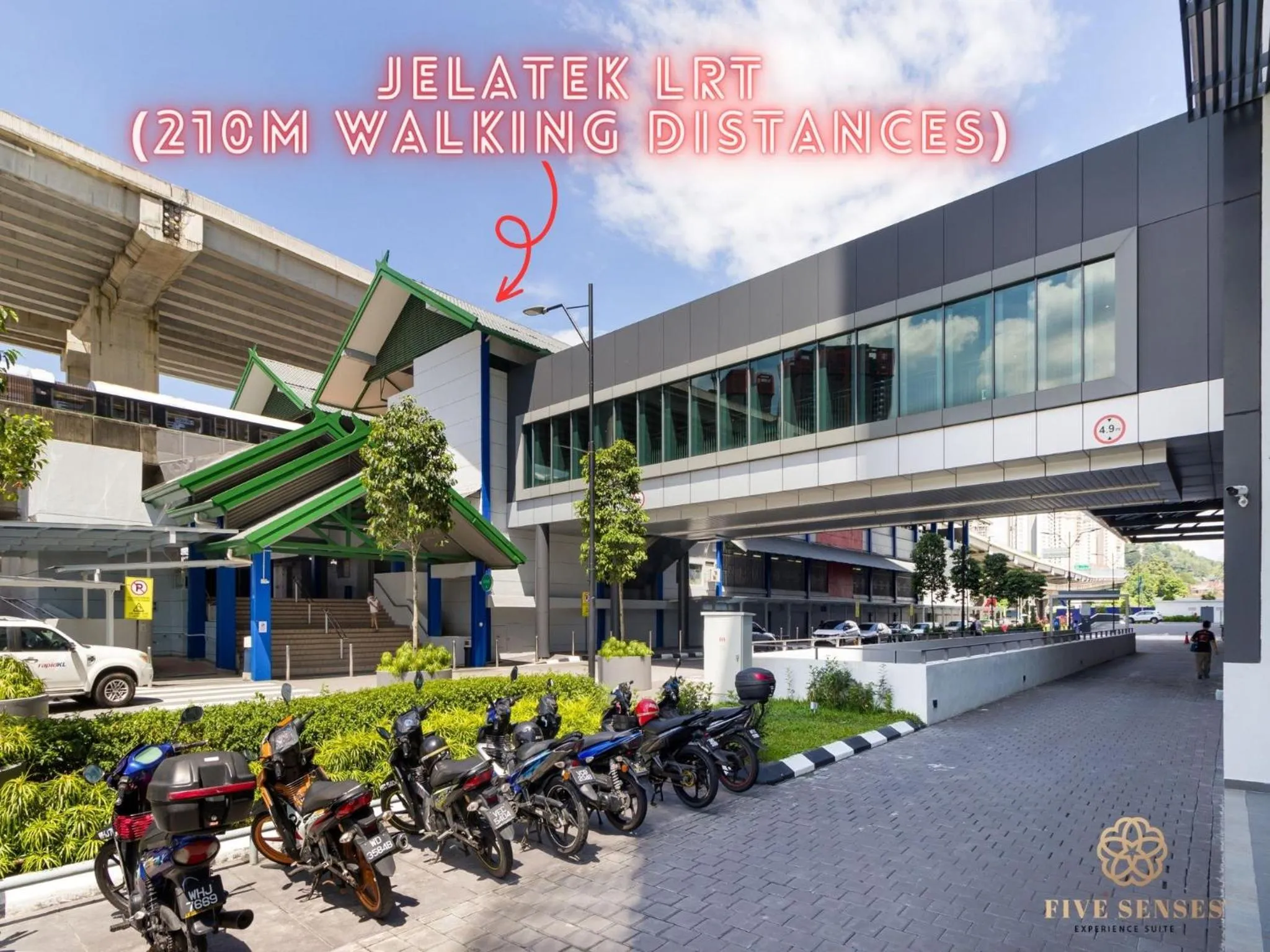 Area and facilities in Datum Jelatek Sky Residence KLCC, Five Senses