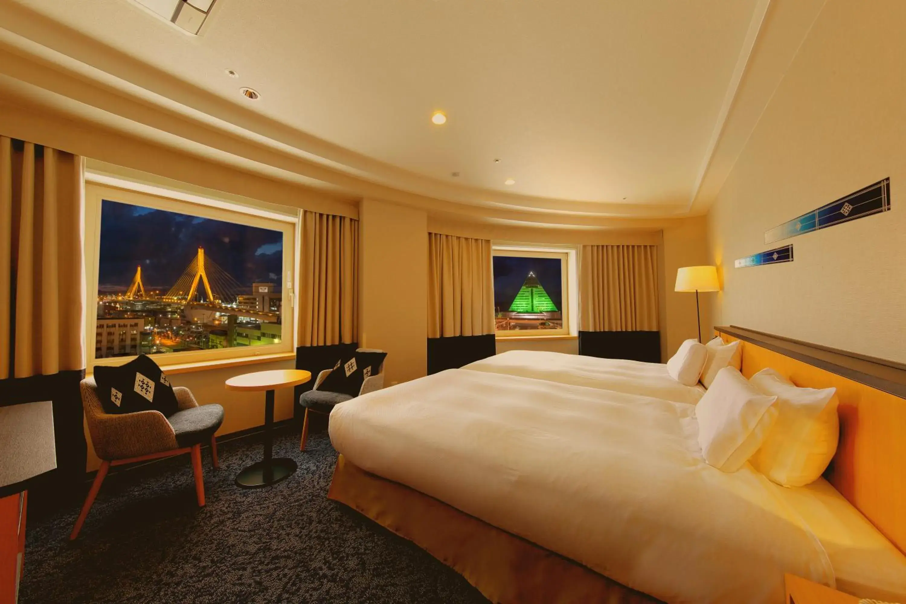 Deluxe Comfort Corner Twin Room - Non-Smoking-2025Renovated in Hotel JAL City Aomori Deluxe Comfort Corner Twin Room - Non-Smoking-2025Renovated in Hotel JAL City Aomori