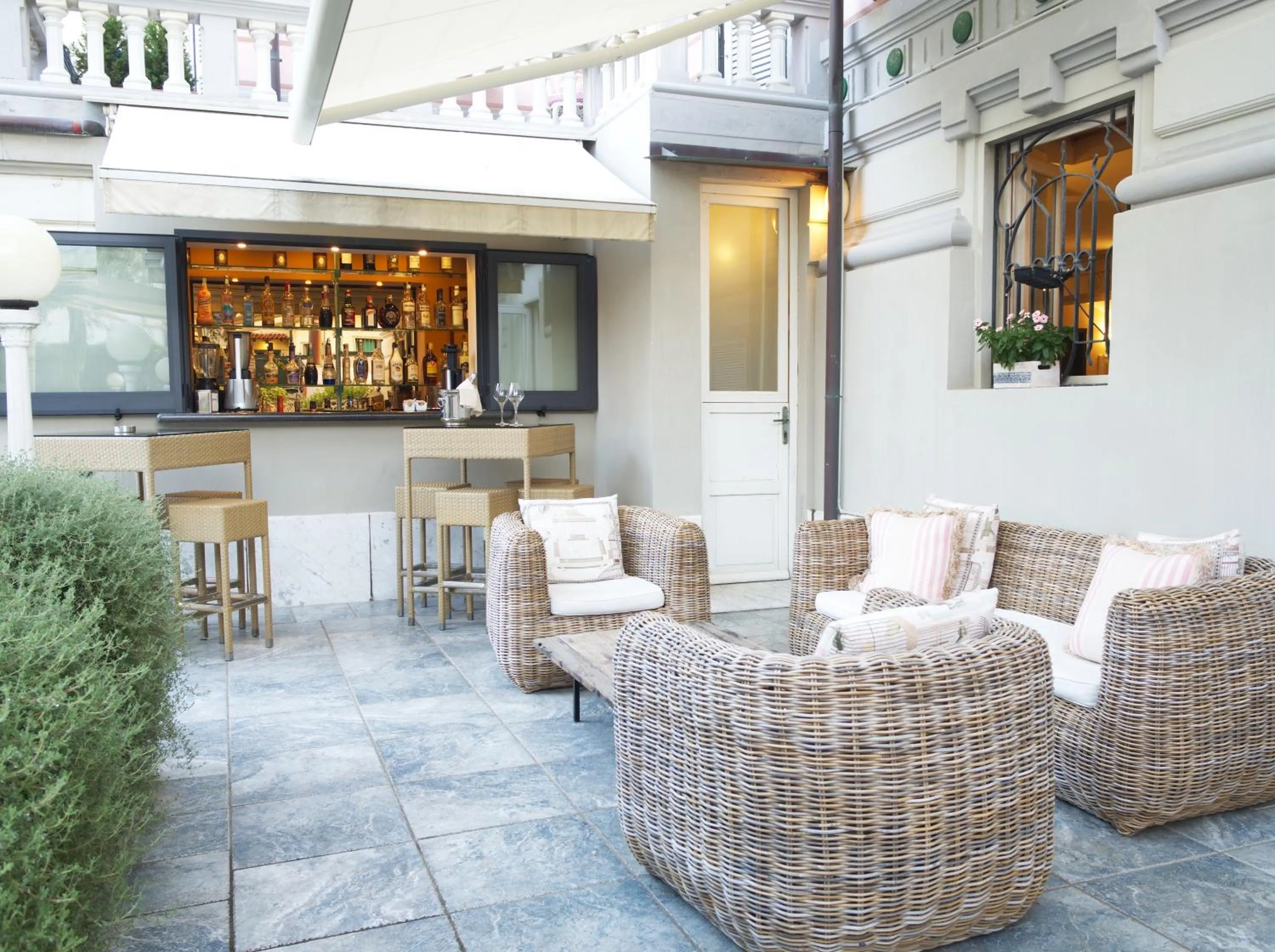 Patio in Hotel Europa