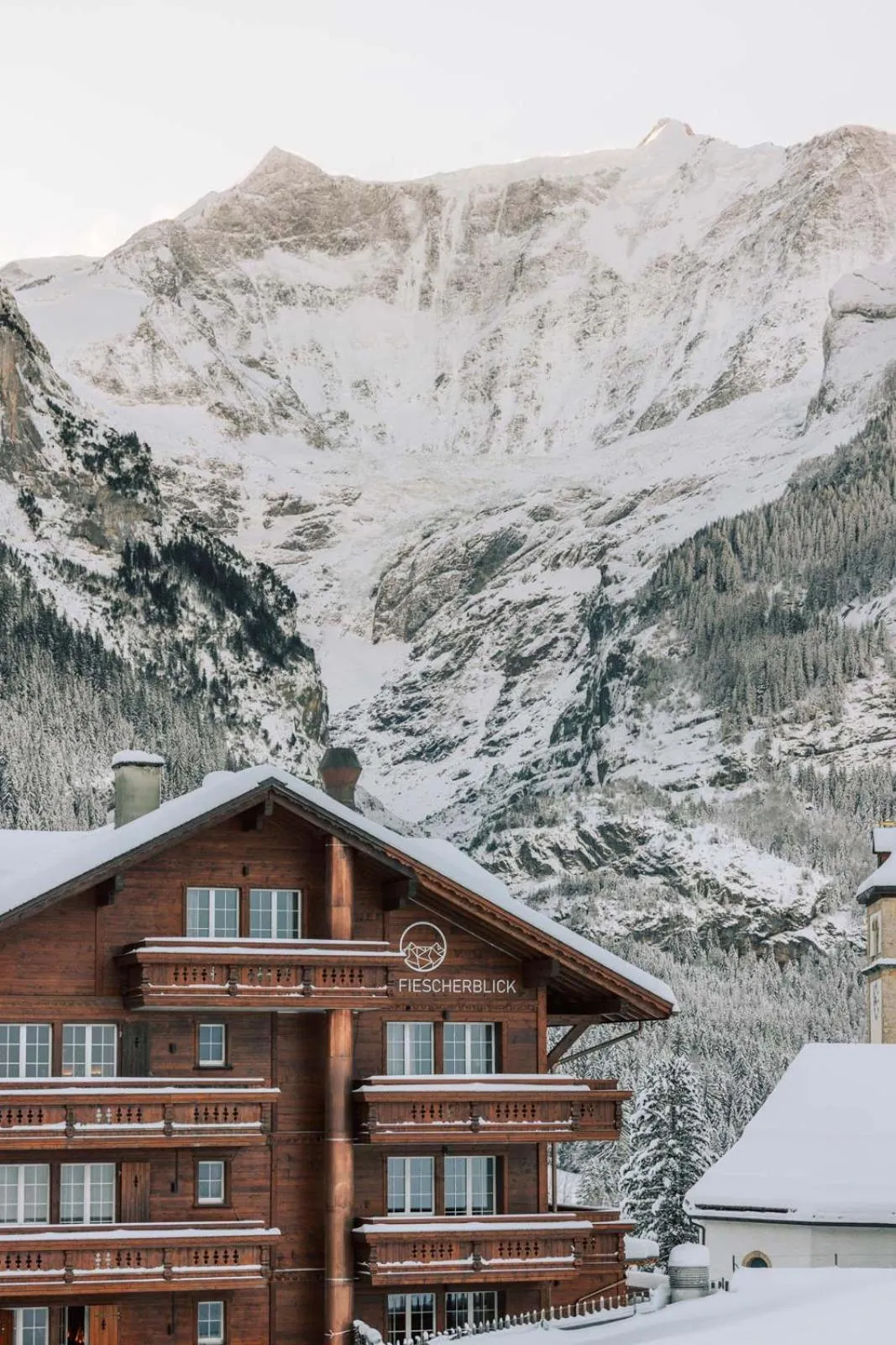 Property building in Hotel Fiescherblick