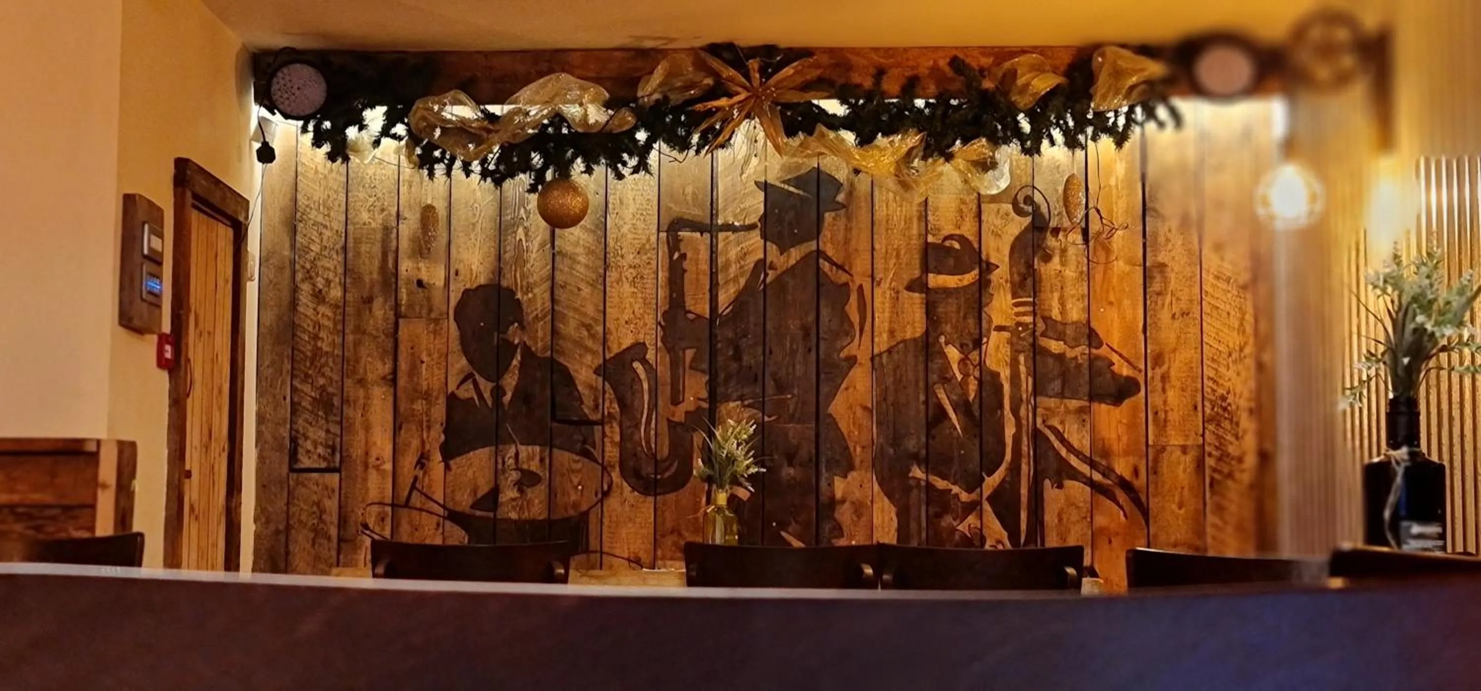 Dining area in The Waterside Bar, Rooms & Restaurant