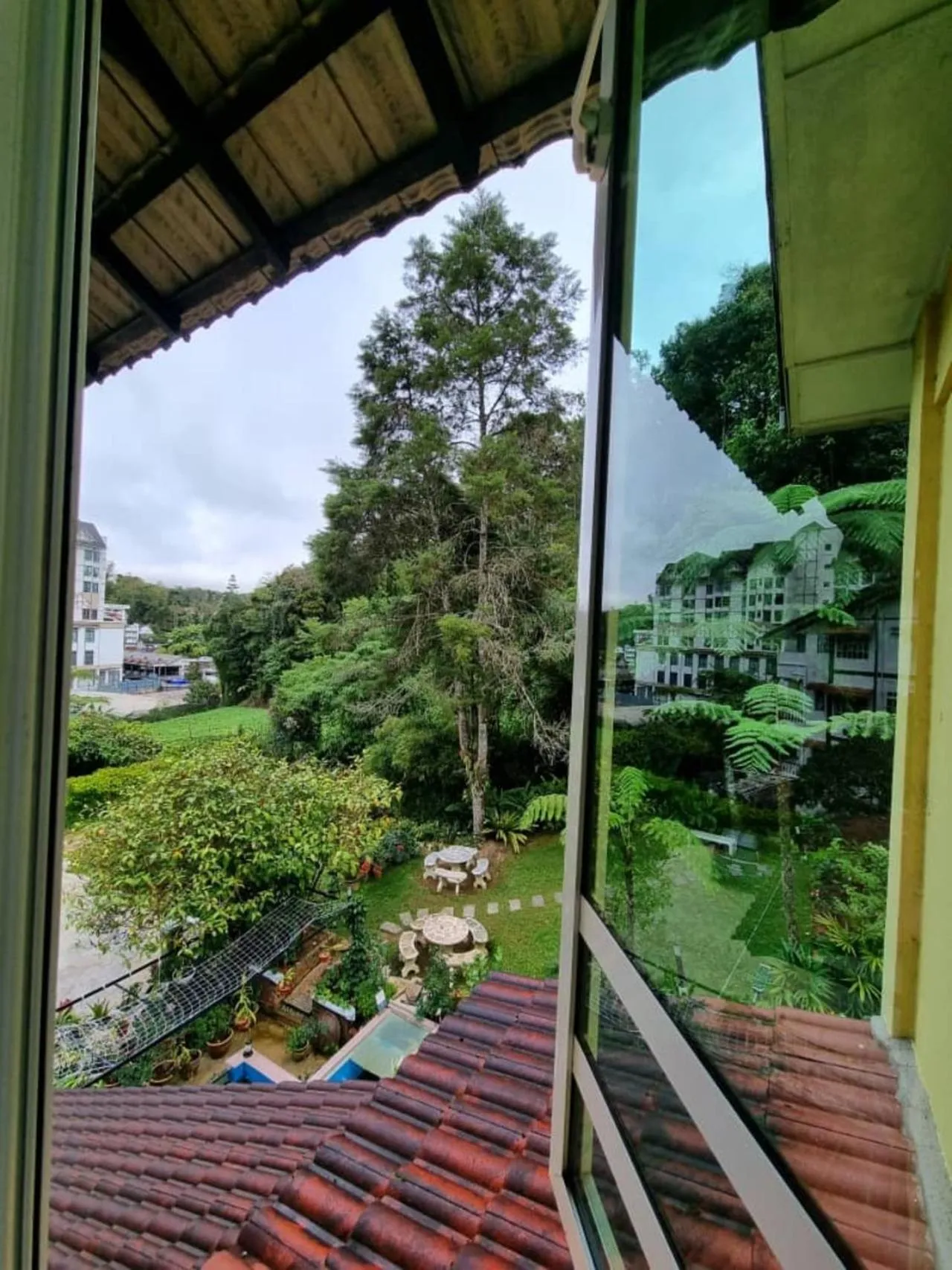 Garden view in Highlanders Garden Guesthouse at Arundina Cameron Highlands